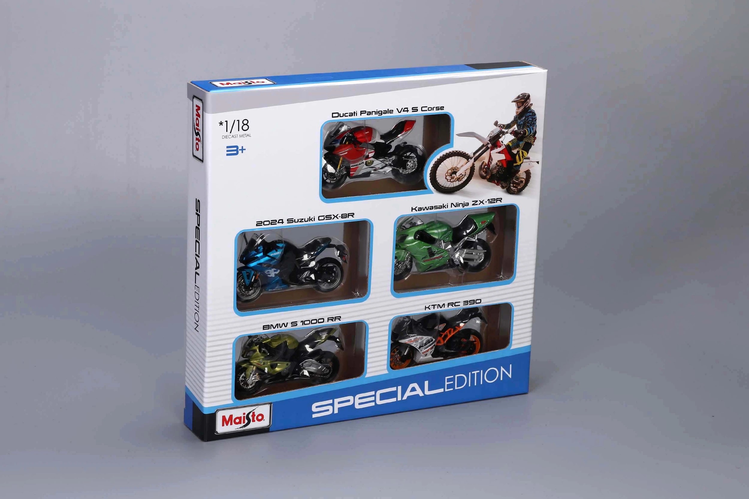 2 5 Piece Maisto Special Edition 1:18 Motorbikes Gift Pack, 2 of 3