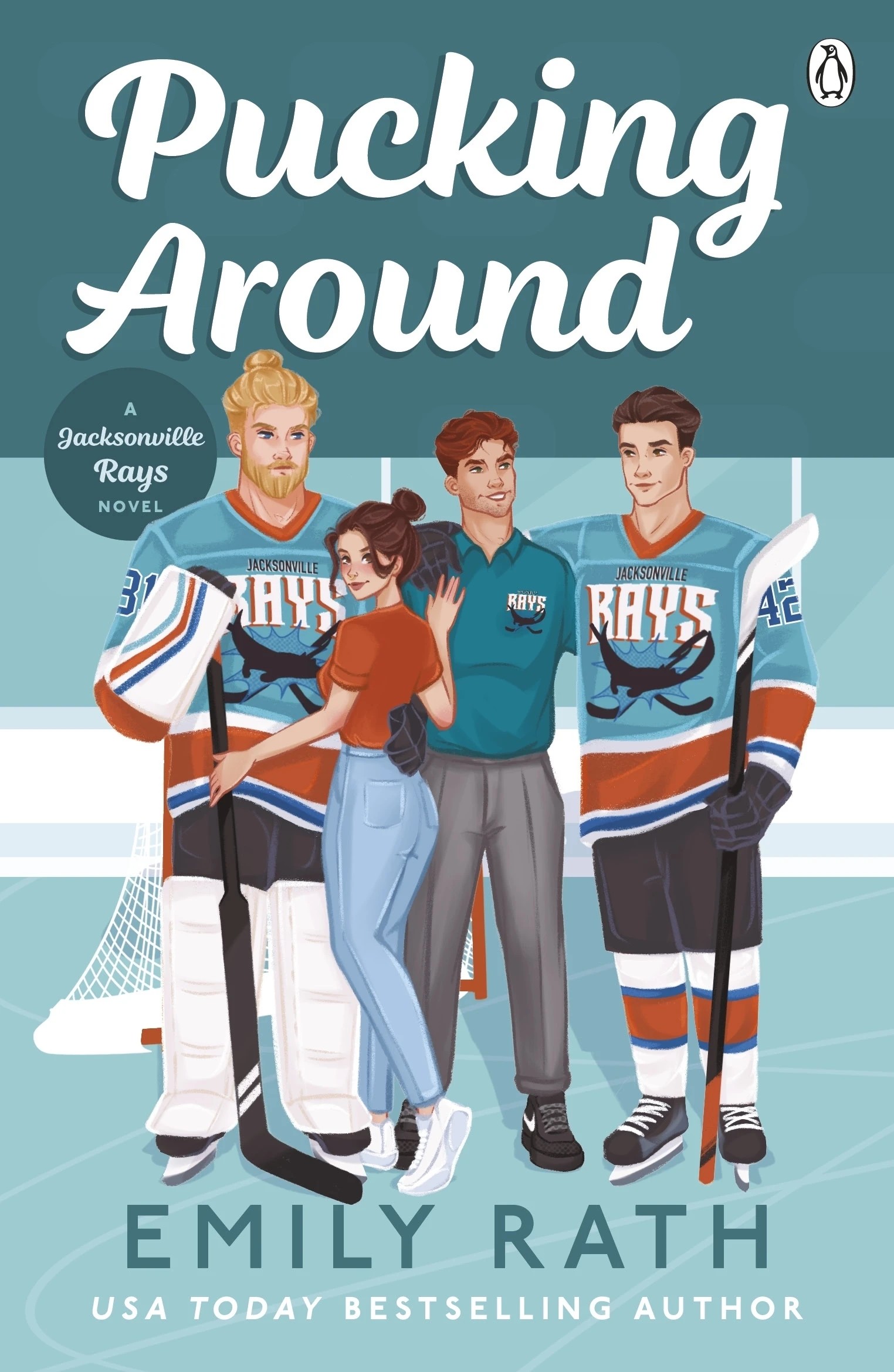1 Jacksonville Rays: Pucking Around by Emily Rath - Book 1