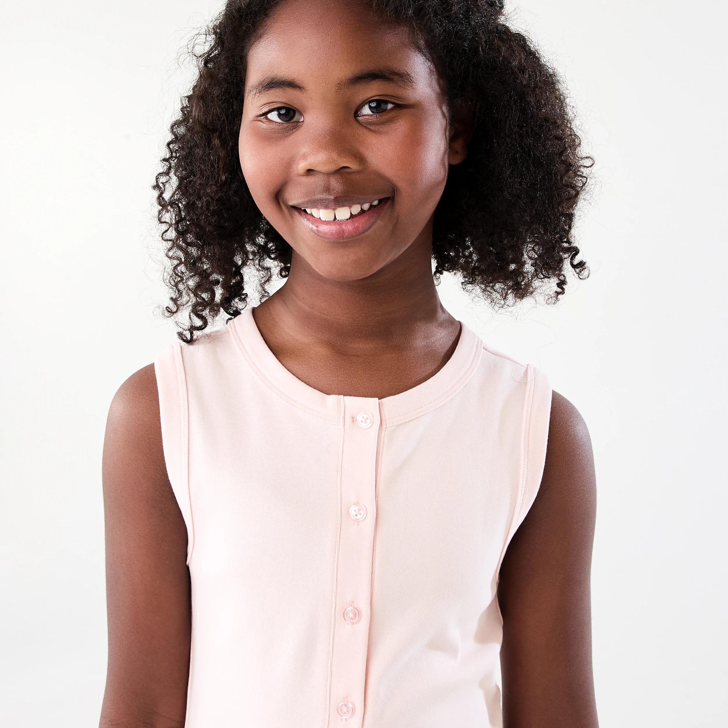 3 Button Through Rib Tank Dogwd Pink, 3 of 7