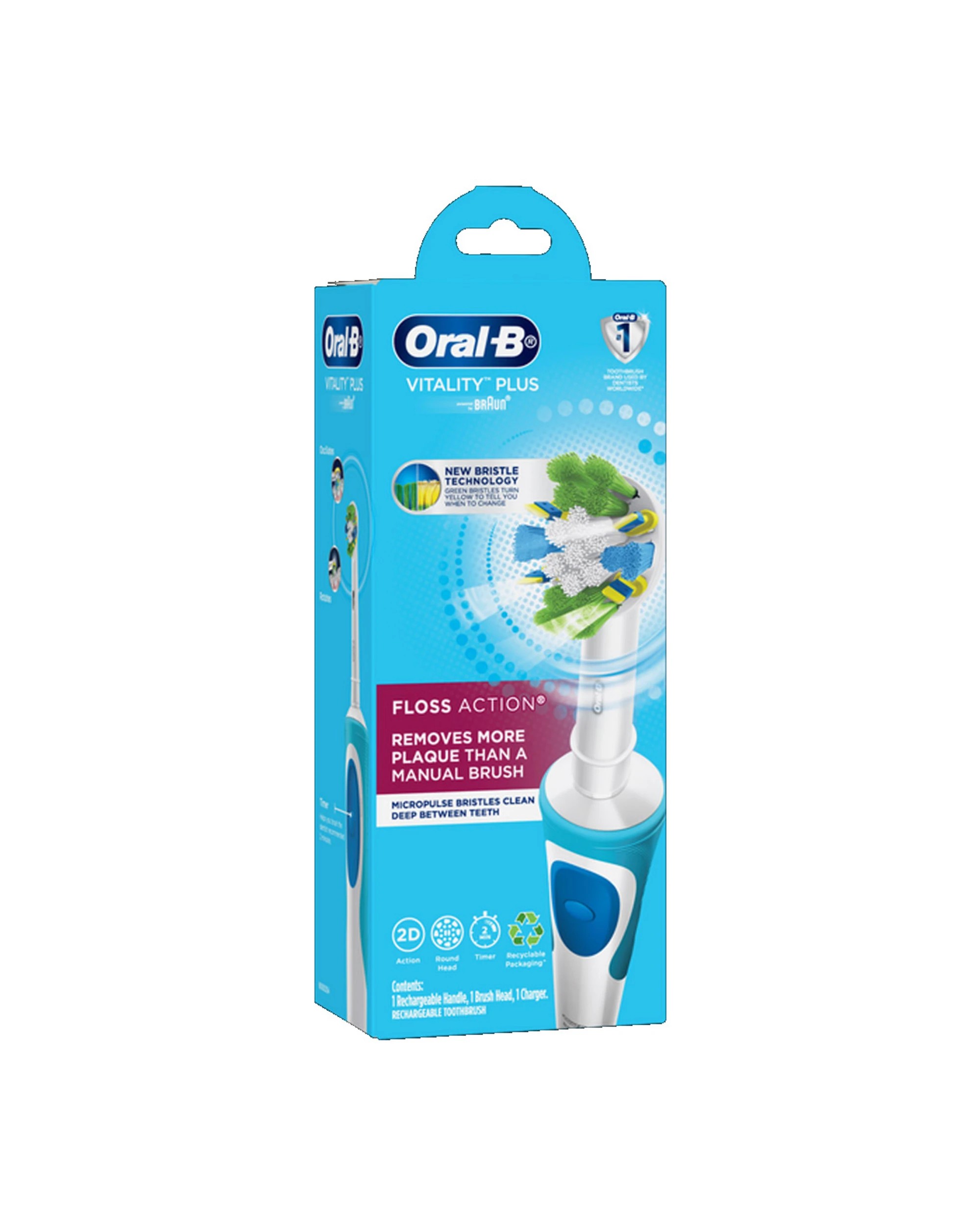 2 Oral-B Vitality Plus FlossAction Electric Toothbrush, 2 of 5