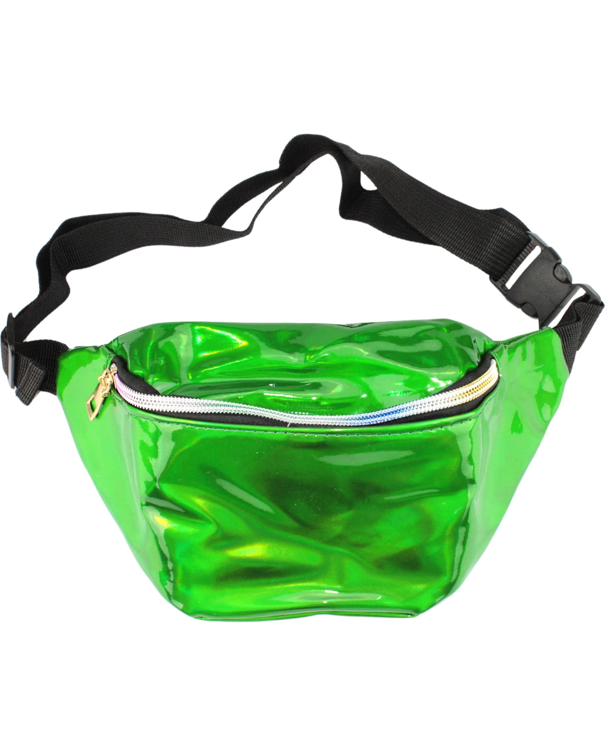 1 Partyrama Iridescent Bum Bag - Green, 1 of 1