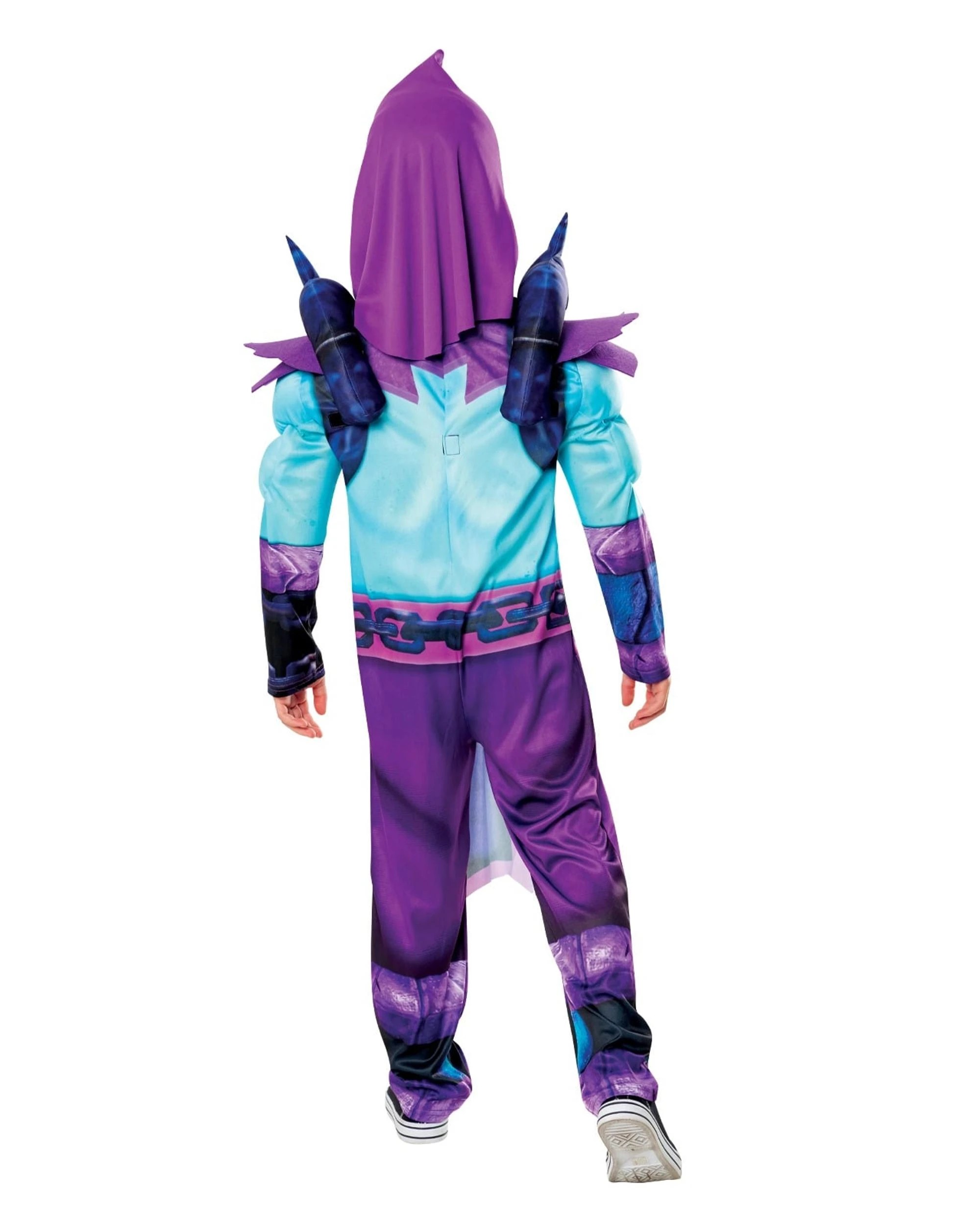 3 Masters of the Universe Skeletor Deluxe Child Costume Size 7-8 Years, 3 of 4