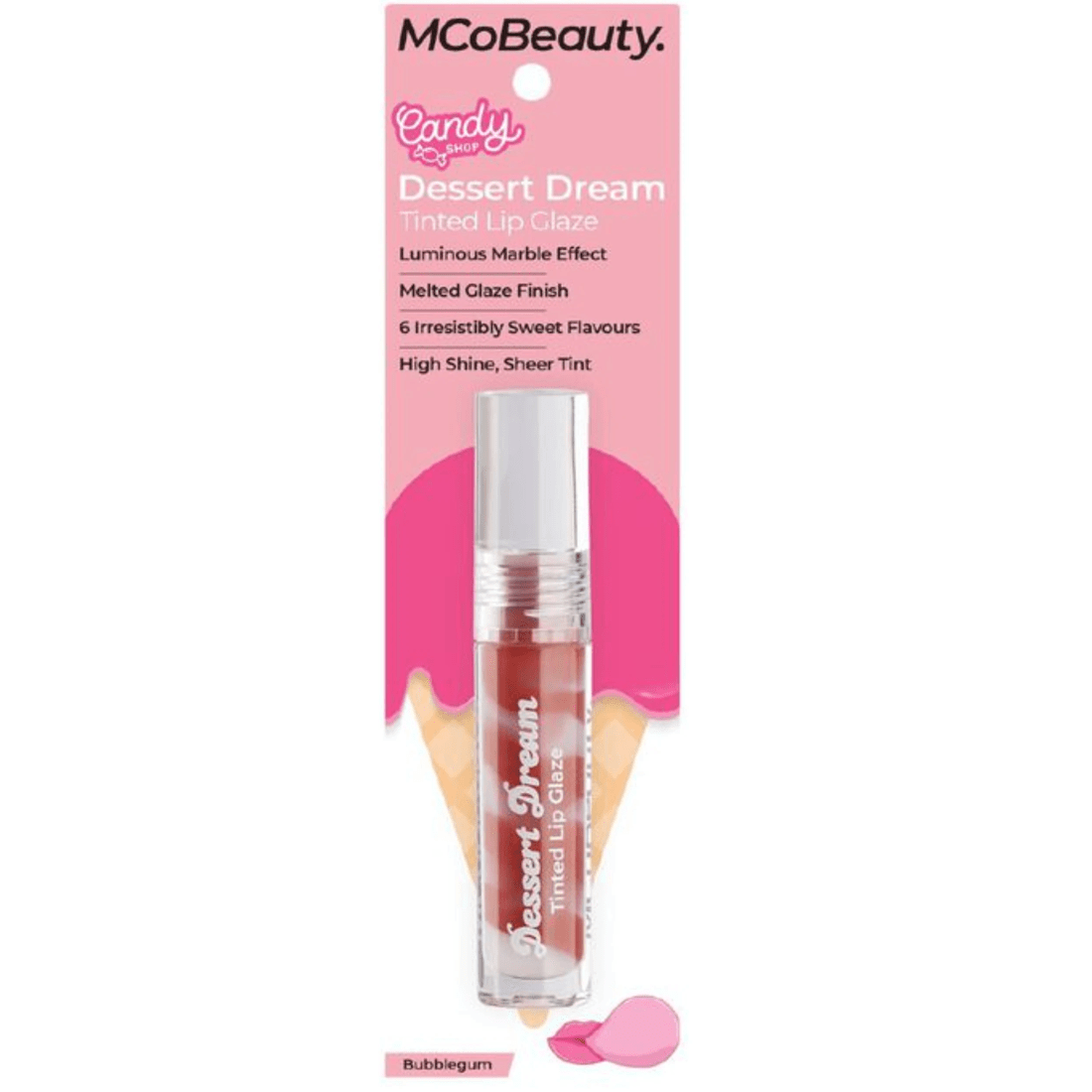1 MCoBeauty Candy Shop Dessert Dream Tinted Lip Glaze - Bubblegum, 1 of 1