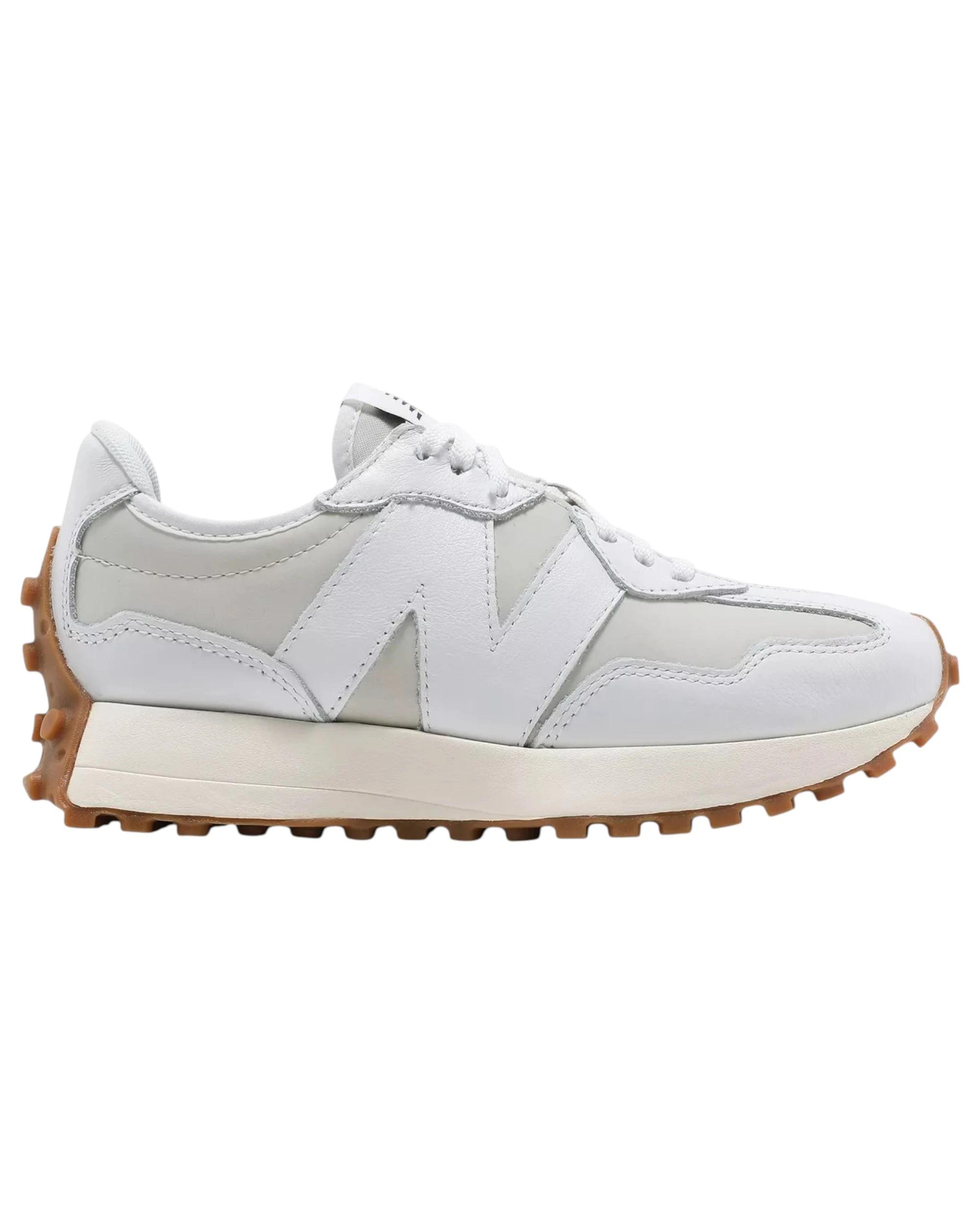 1 New Balance Womens 327 Moonbeam Athletic Shoes WHITE, 1 of 7