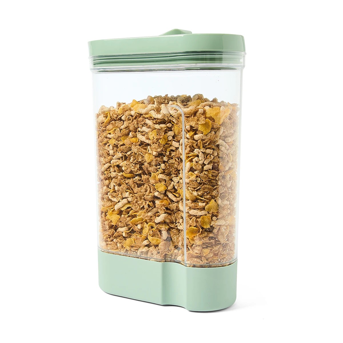 1 3.7L Flip Lock Cereal Container with Silicone Base, 1 of 8