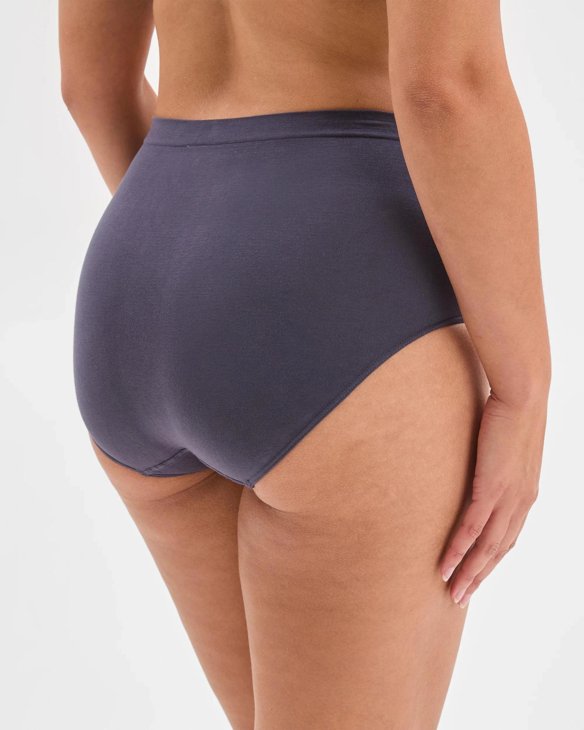 4 Target Australian Cotton Blend 2 Pack Seamfree Full Briefs WINTER BLUE, 4 of 4