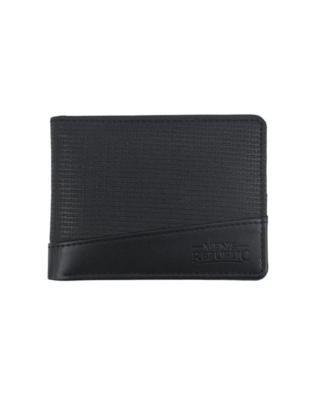 Men'S Republic Faux Leather Money Wallet 2 Tone - B