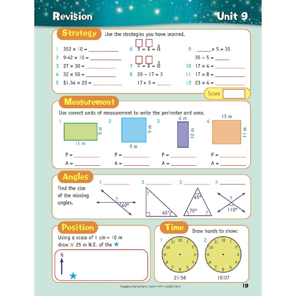 10 Targeting Mental Maths Year 6 2022 Edition, 10 of 10