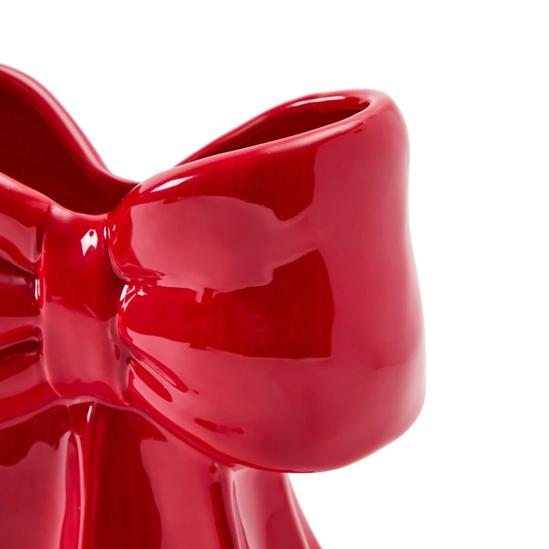 4 Christmas Red Bow Vase, 4 of 5