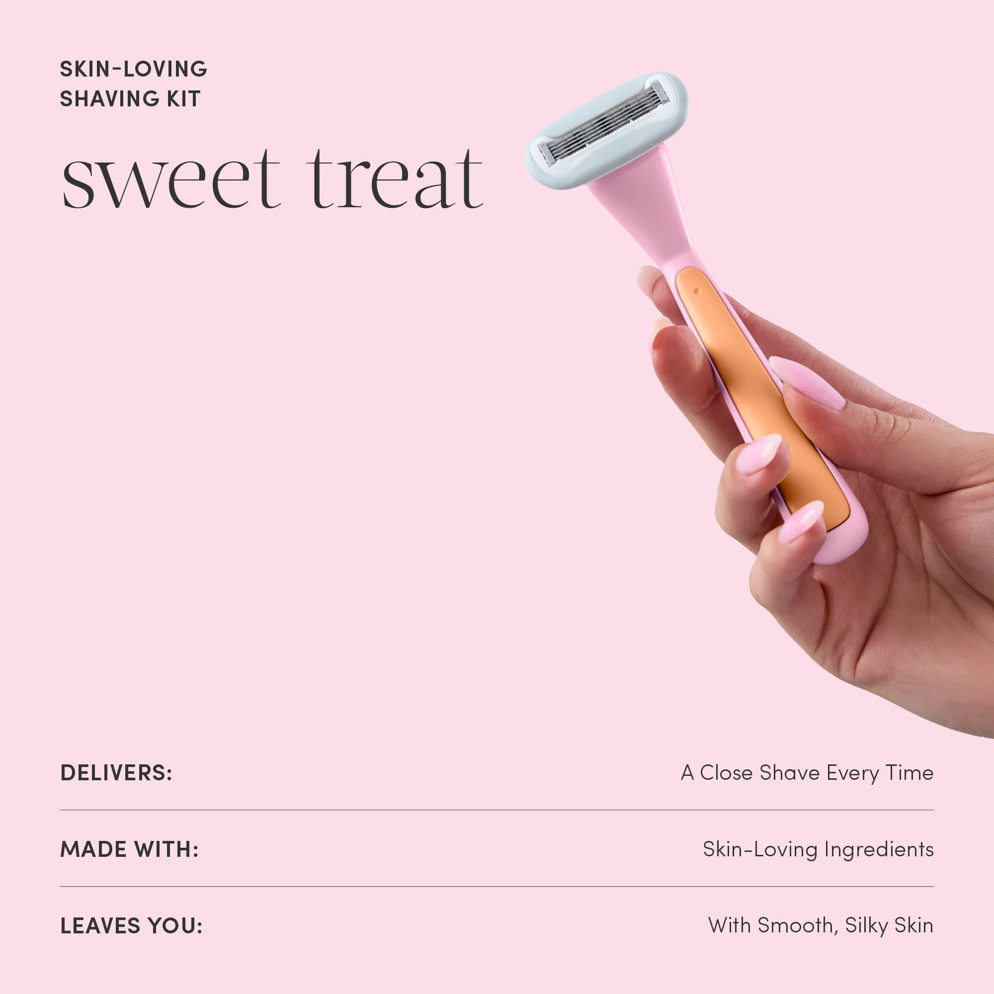 6 Gem Sweet Treat Starter Set Skin-Loving Shaving Kit, 6 of 7
