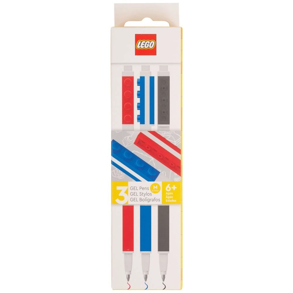 1 LEGO Gel Pens Medium Assorted 3 Pack, 1 of 4