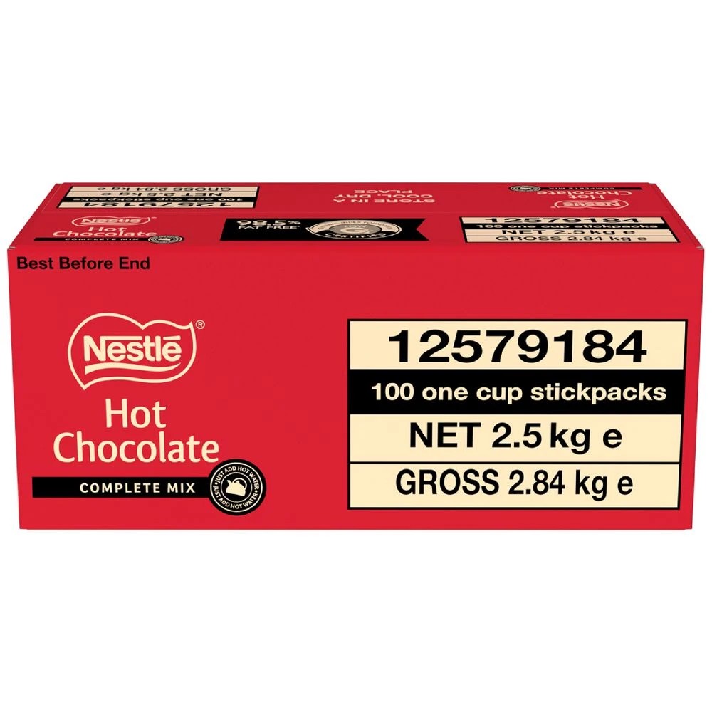 4 Nestle Hot Chocolate Mix 25g 100 Pack, 4 of 4