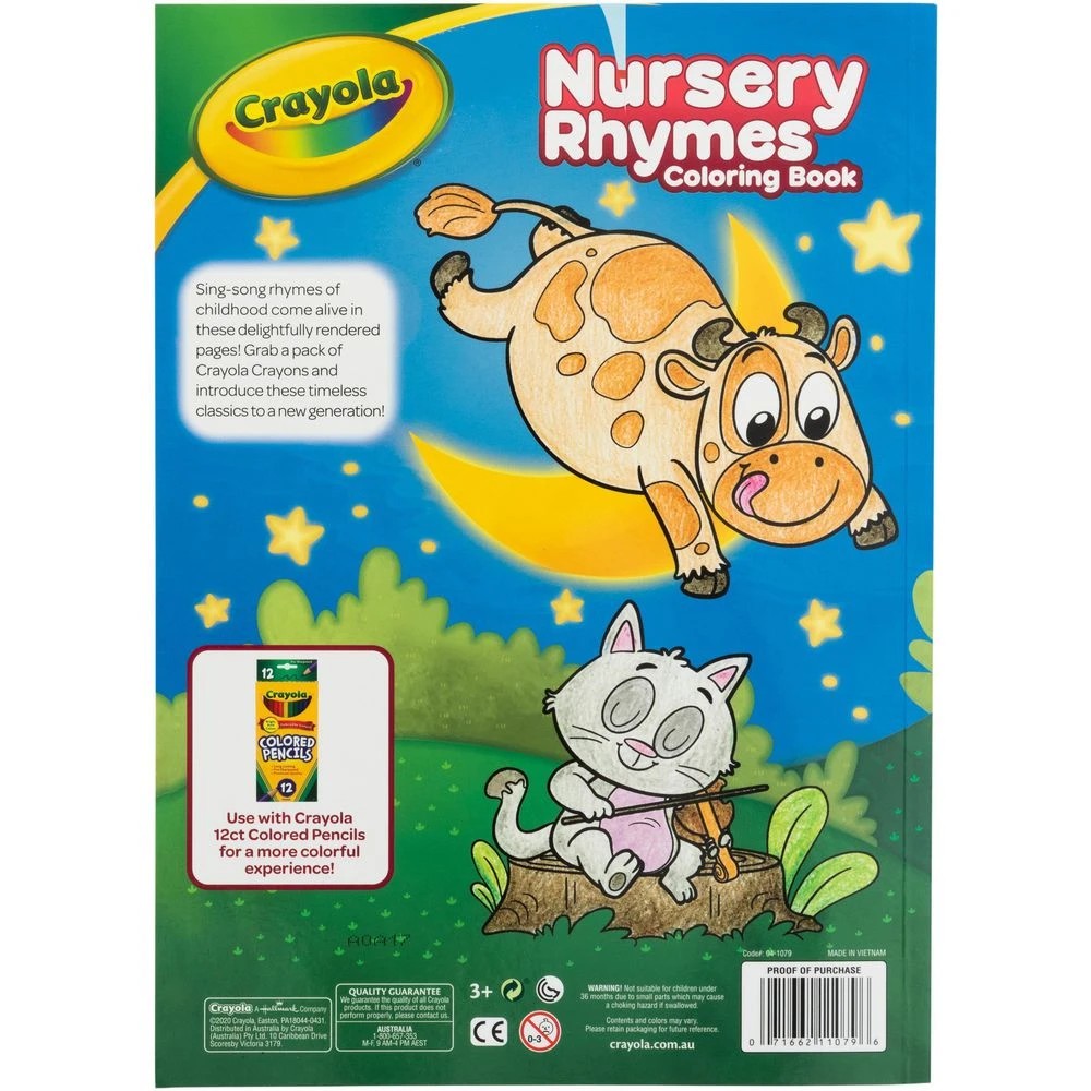 2 Crayola Nursery Rhymes Colouring Book 96 Pages, 2 of 3
