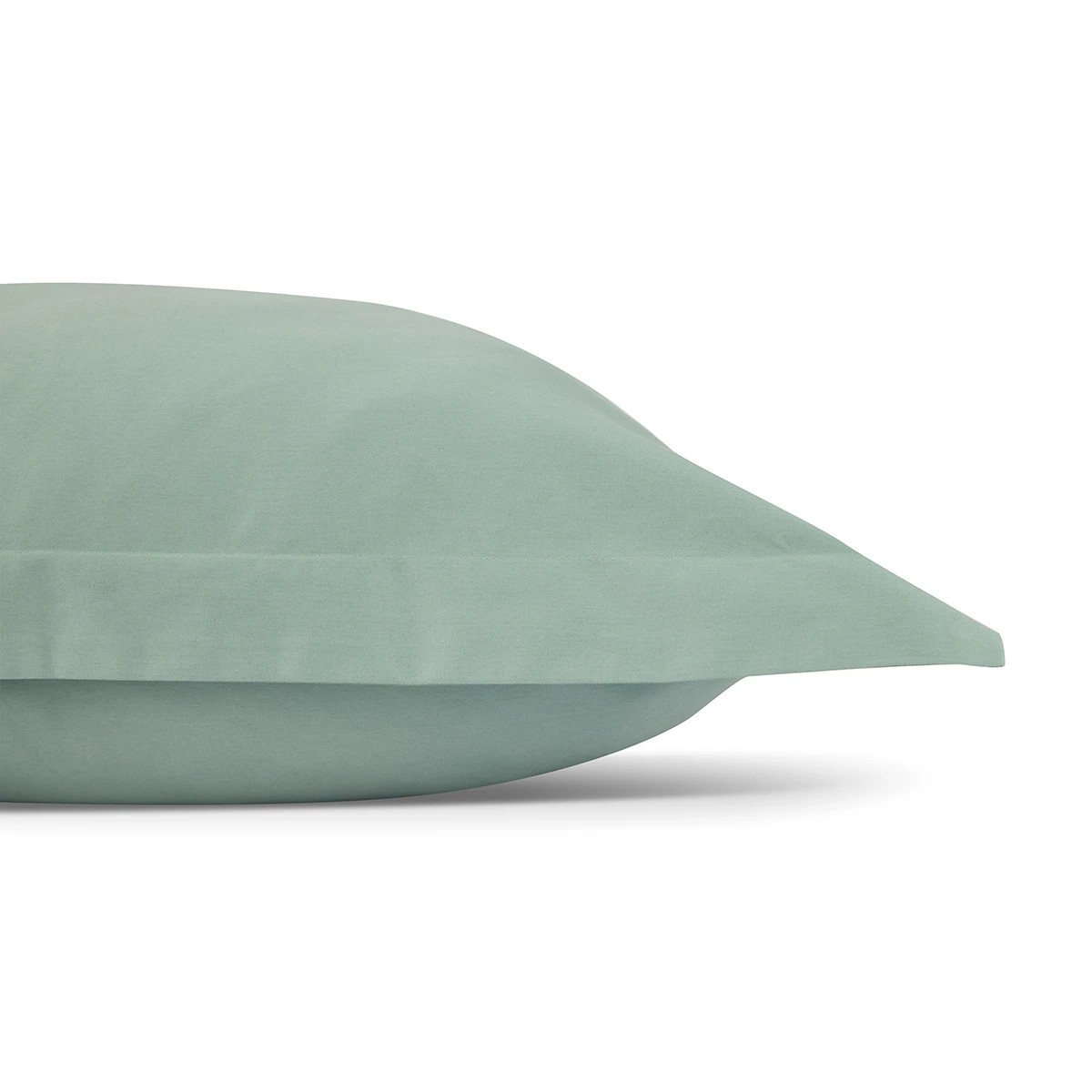 4 500 Thread Count Cotton European Pillowcase - Sage, 4 of 4