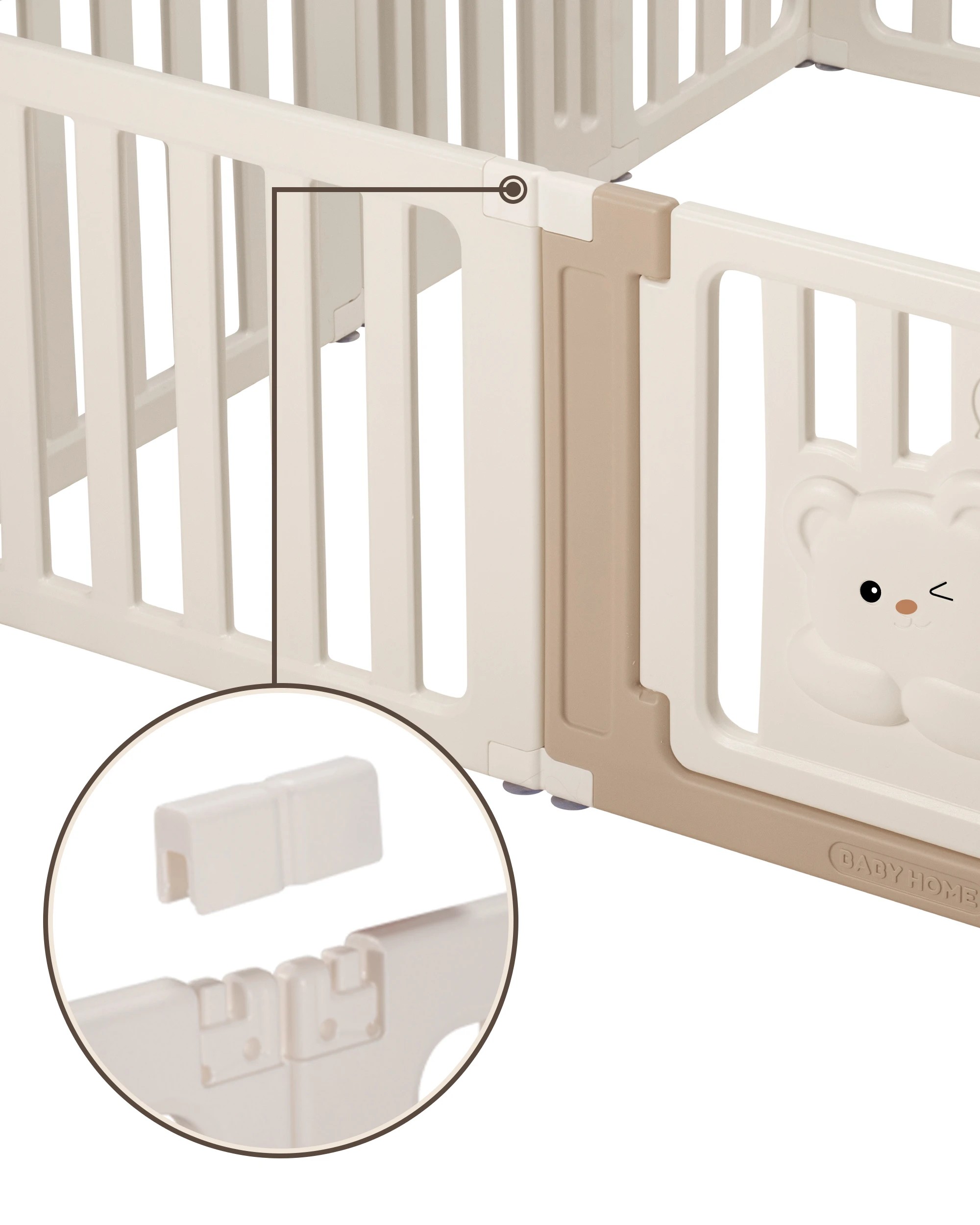 7 Playpals Baby Playpen 12 Panels Kids Safety Gate w/Drawing Whiteboard, 7 of 9