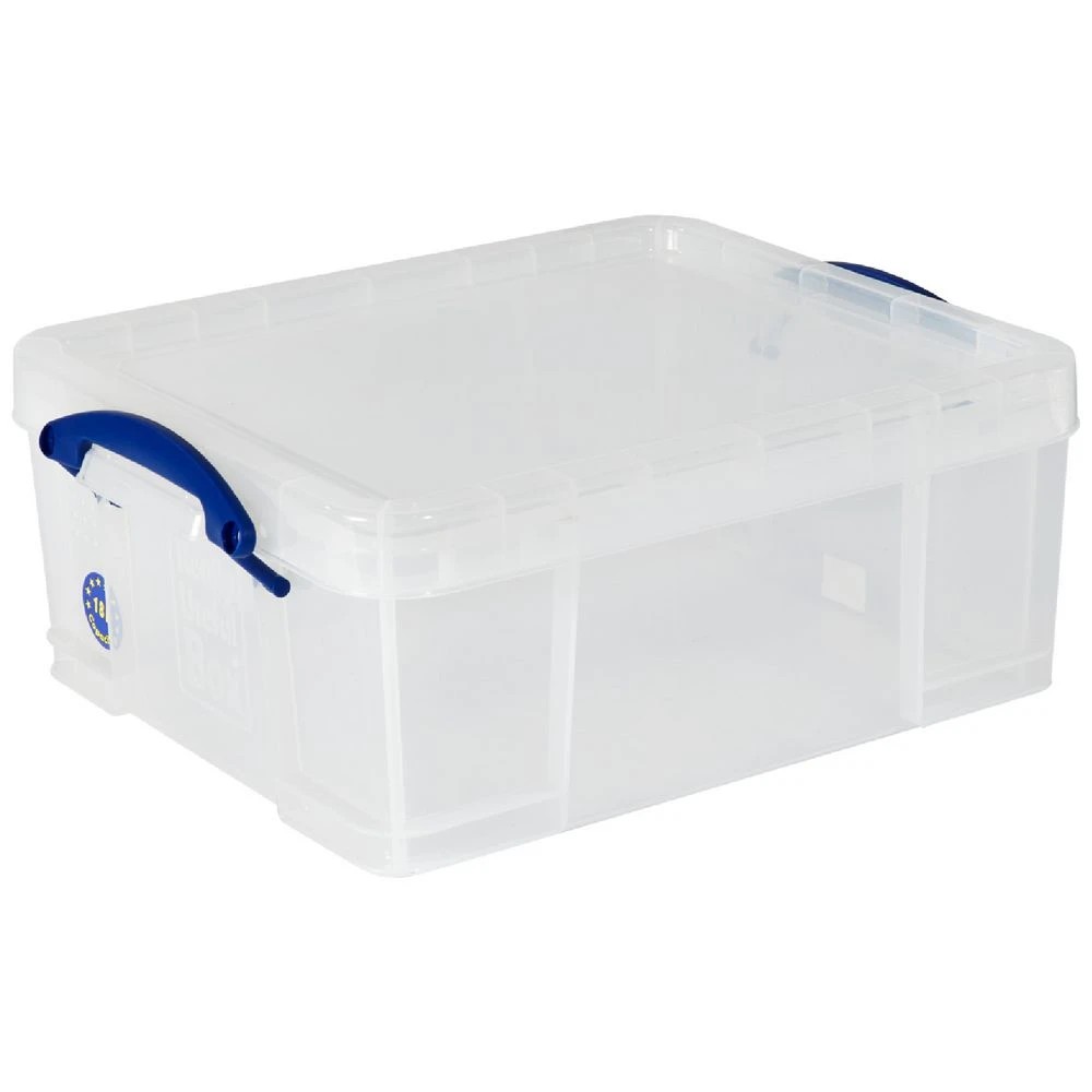 1 Really Useful 18L Box Clear, 1 of 2