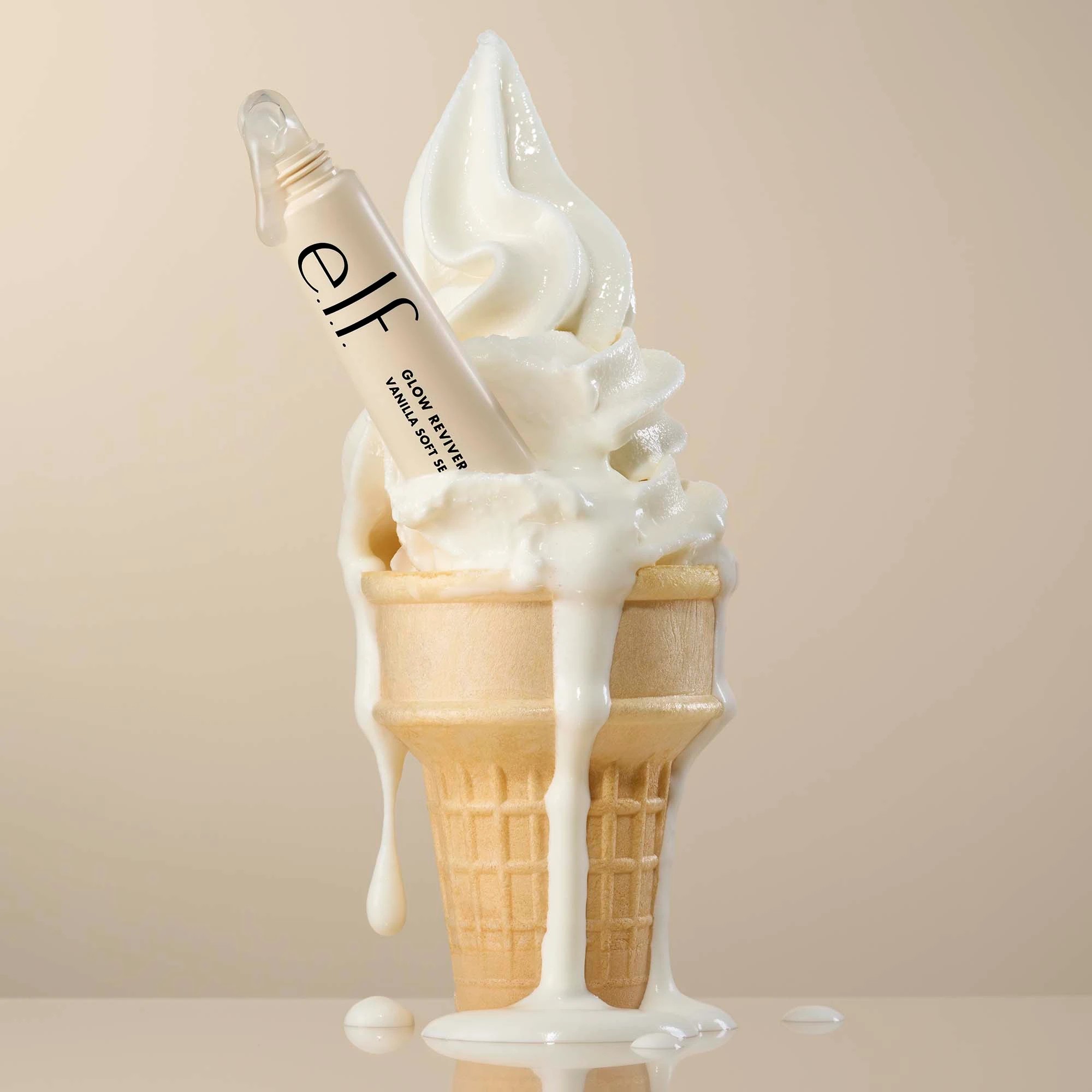5 e.l.f. Glow Reviver Melting Lip Balm - Vanilla Soft Serve, 5 of 6