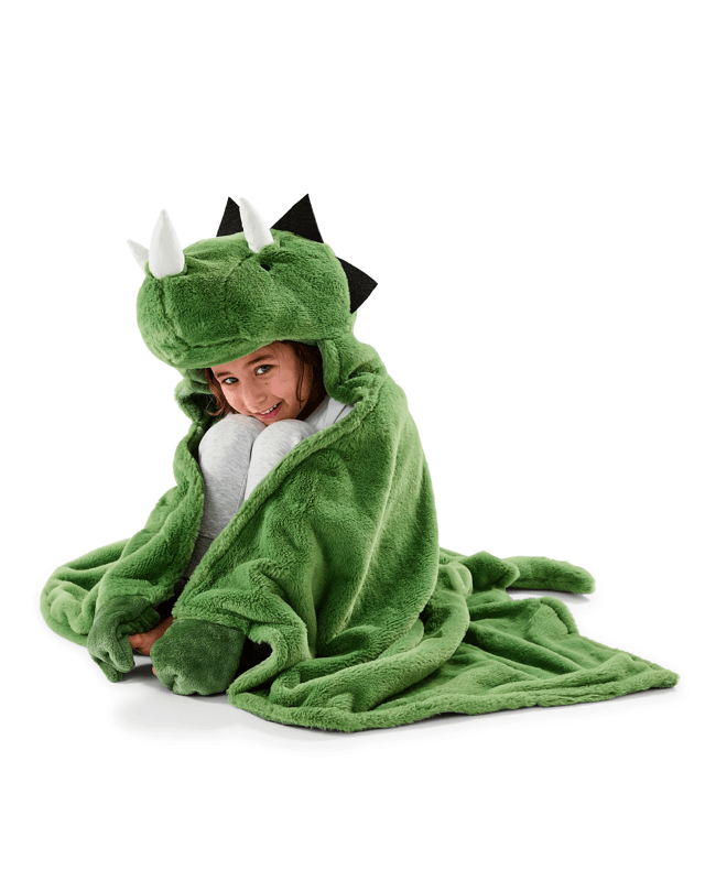Dinosaur Hooded Bla