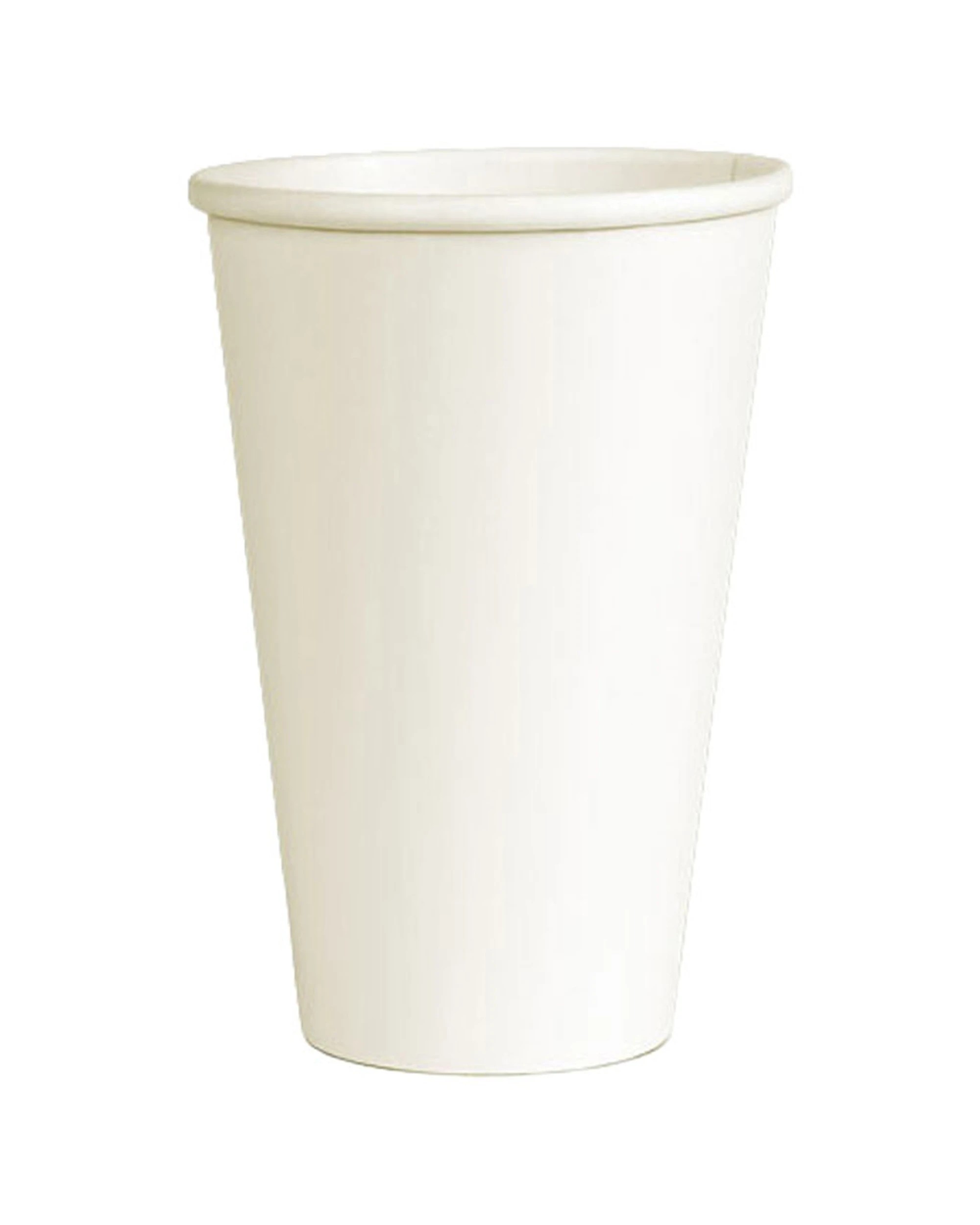 1 Partyware 12pc FSC PLA Paper Cups Set 450ml - White, 1 of 1
