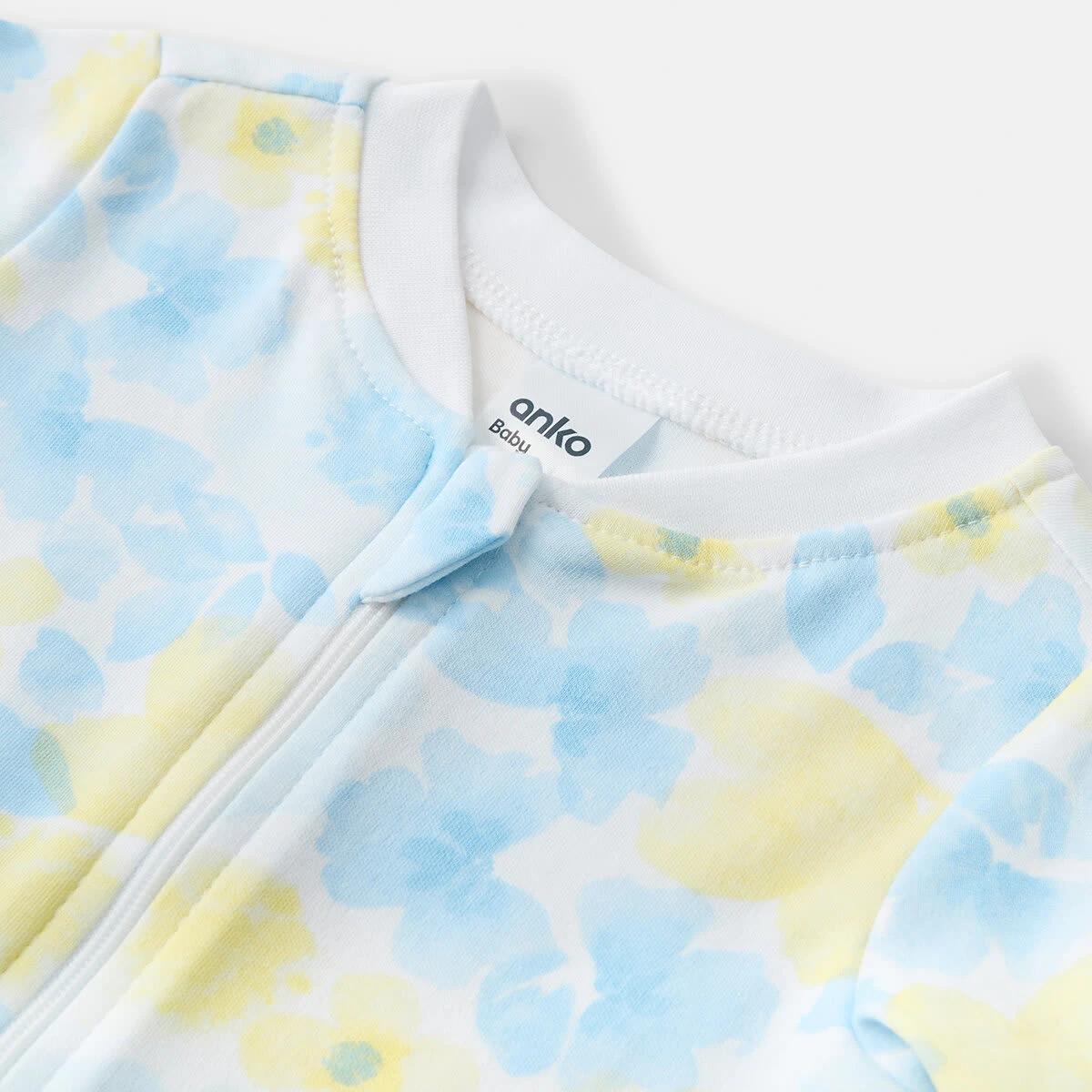 3 Zip Romper Floralblue, 3 of 3