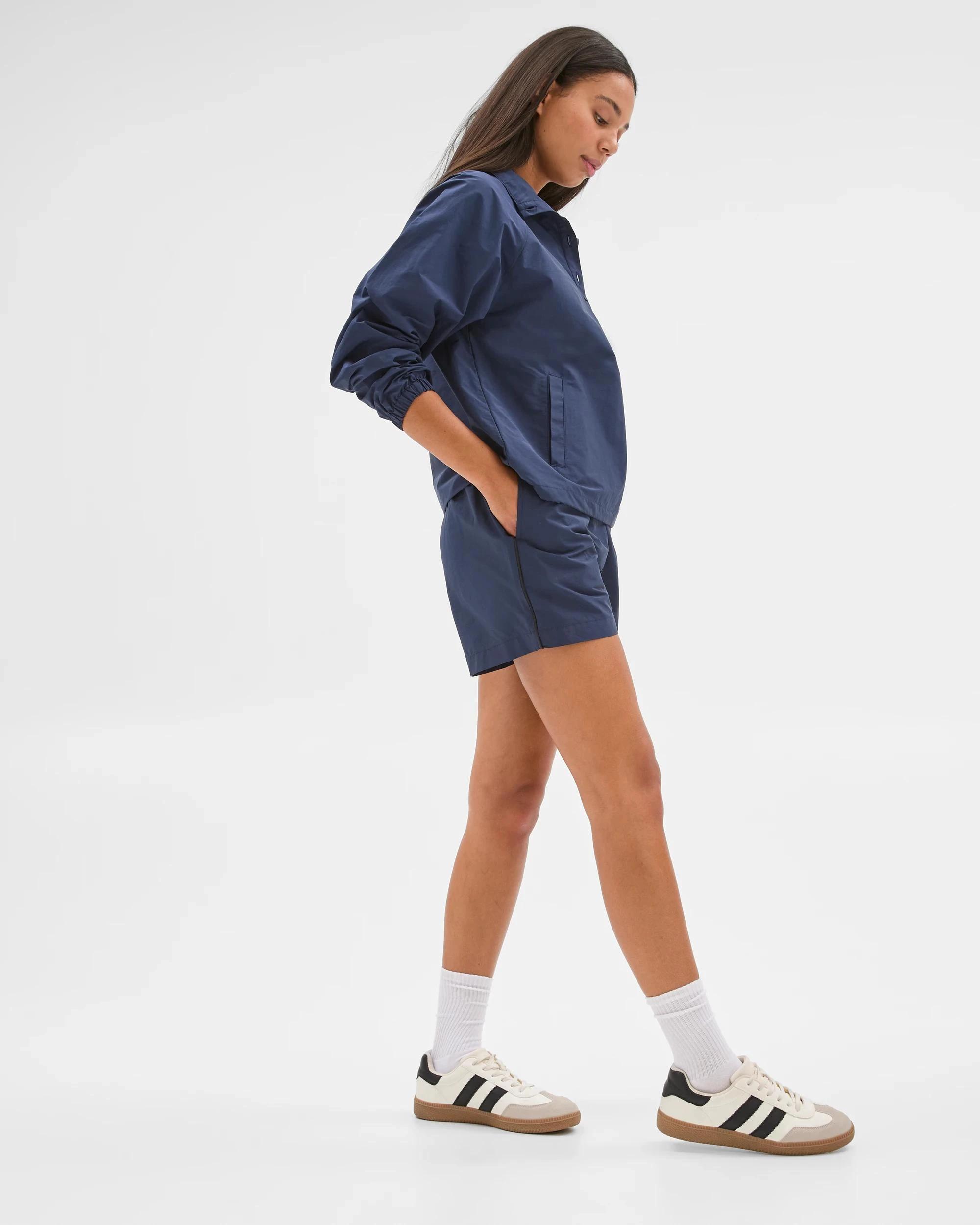 4 Target Active Australian Cotton Blend Woven Polo Anorak NAVY, 4 of 7