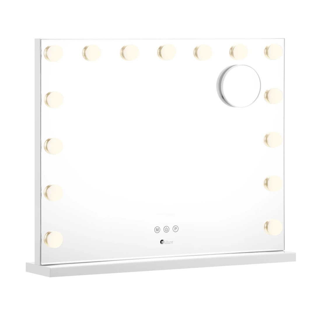 5 Oikiture Hollywood Makeup Mirror Magnifying Led Light 15 Bulbs Wall Mirrors
 - White, 5 of 8