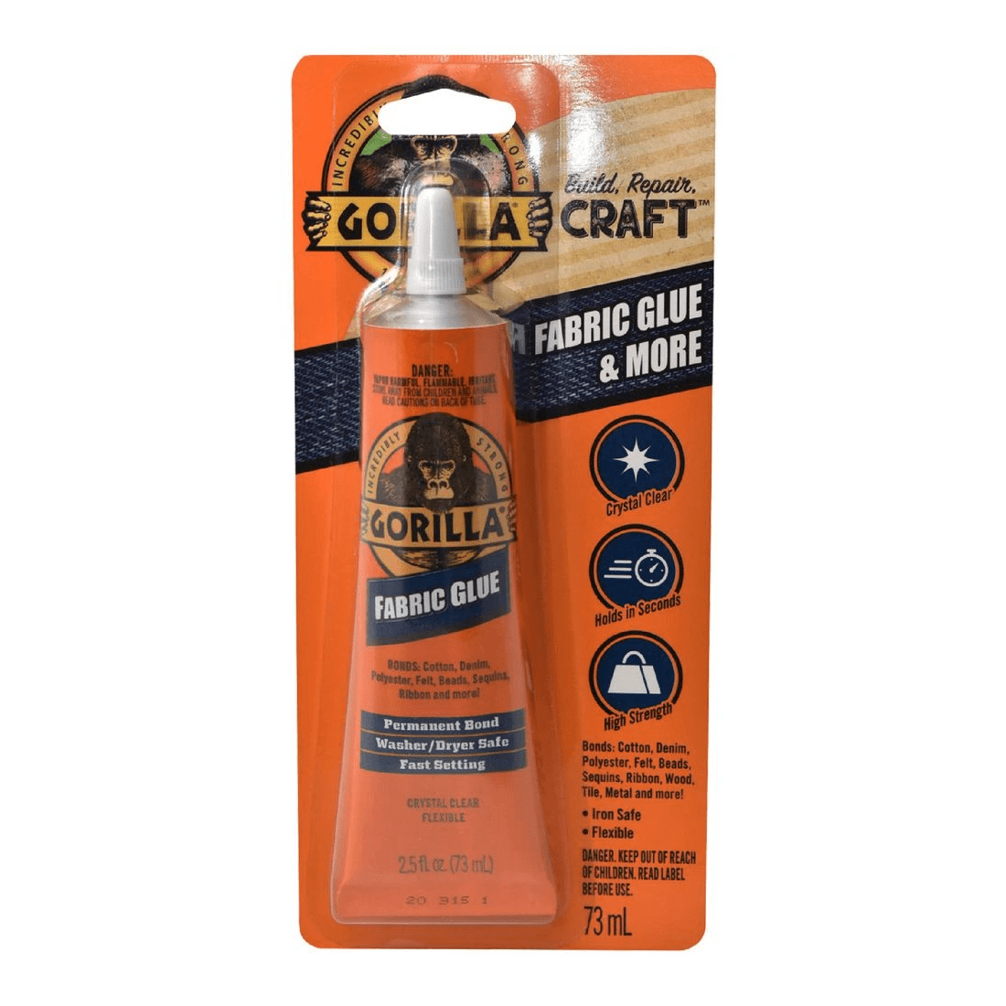 1 Gorilla Fabric Glue 73mL, 1 of 7