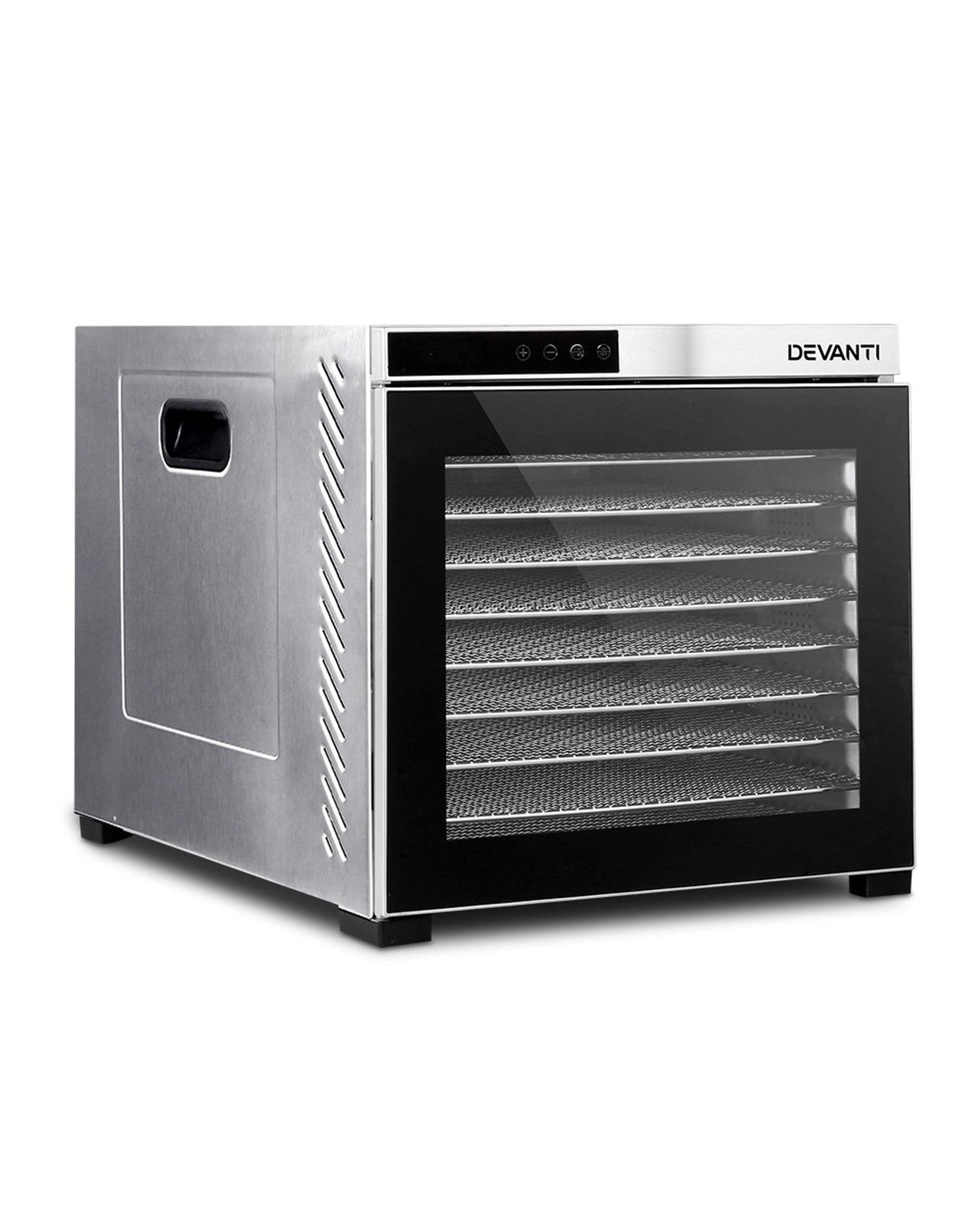 1 Devanti 10 Trays Food Dehydrator Stainless Steel Tray
 - Silver, 1 of 3