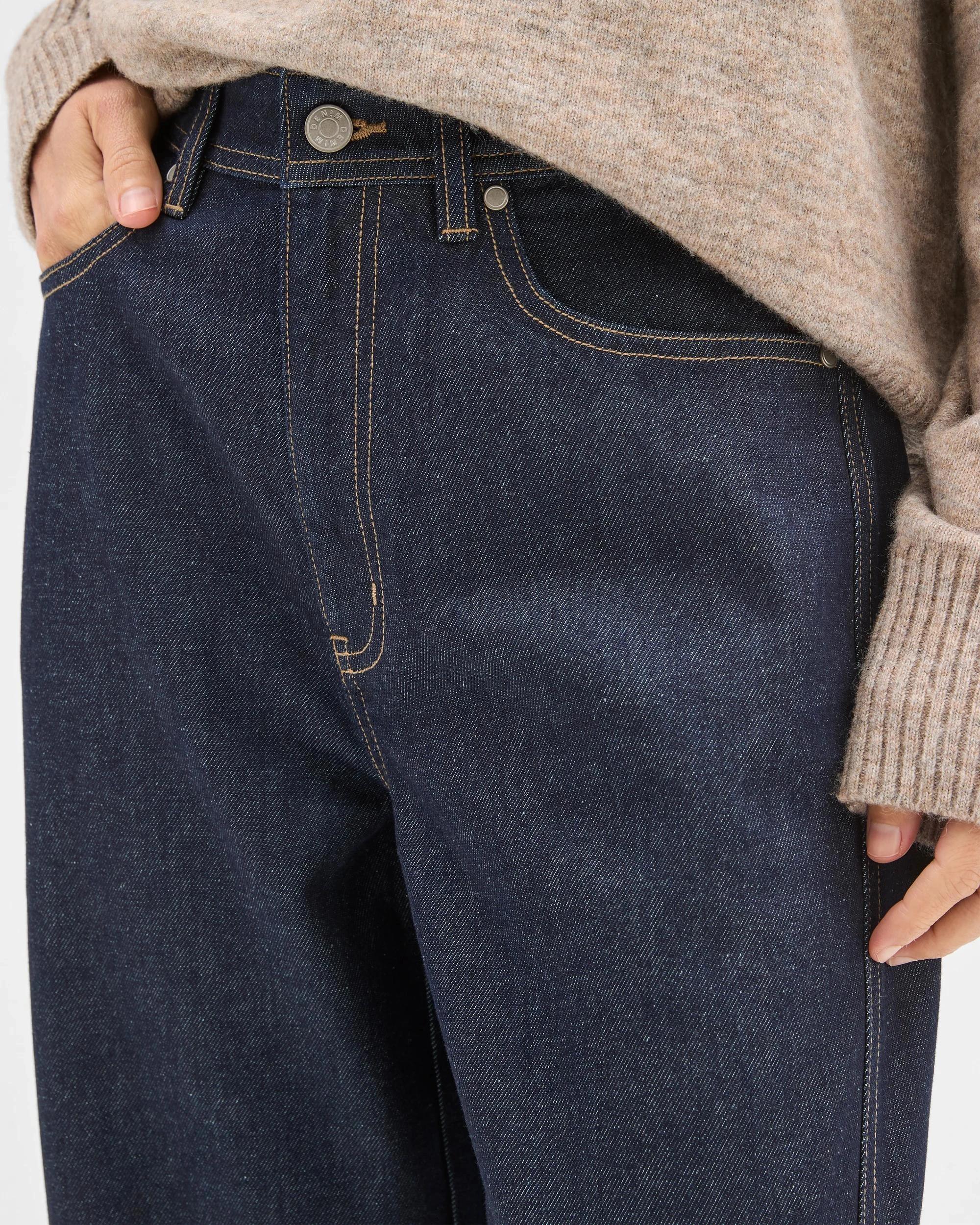 7 Target Denim Harper Barrel Leg Denim Jeans RINSE, 7 of 7