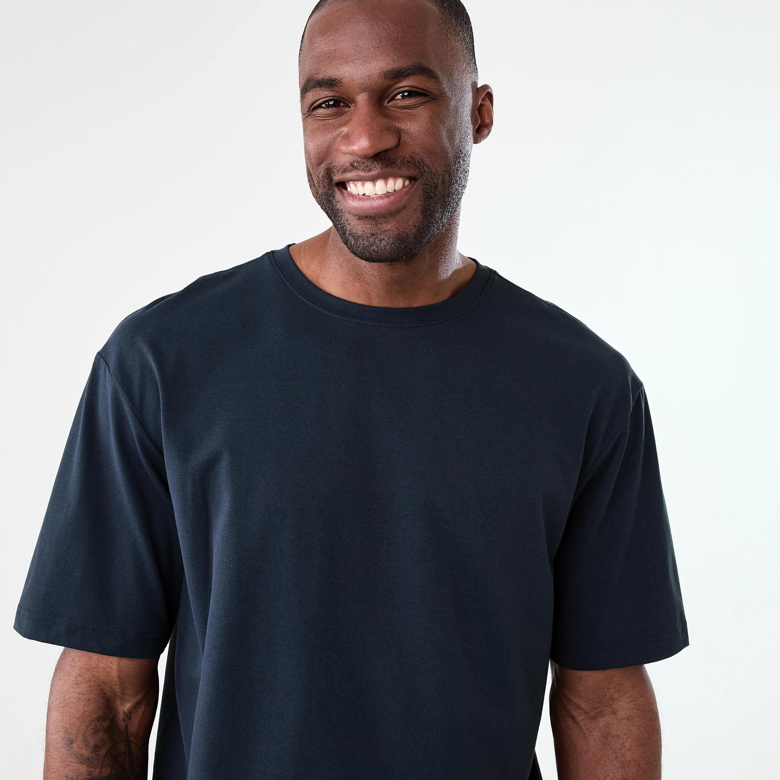 4 Active Mens Oversized Training T-shirt SHADE NAVY, 4 of 6
