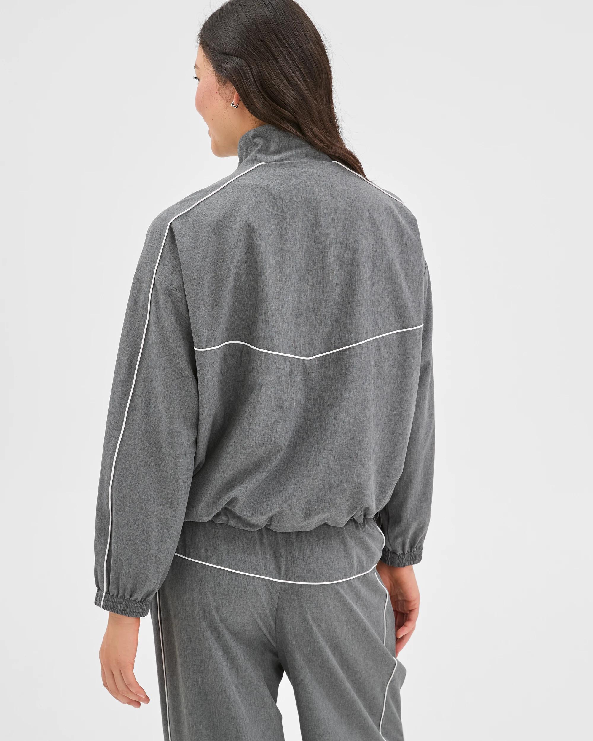 7 Target Active Motion Zip Through Jacket GREY MARLE, 7 of 7