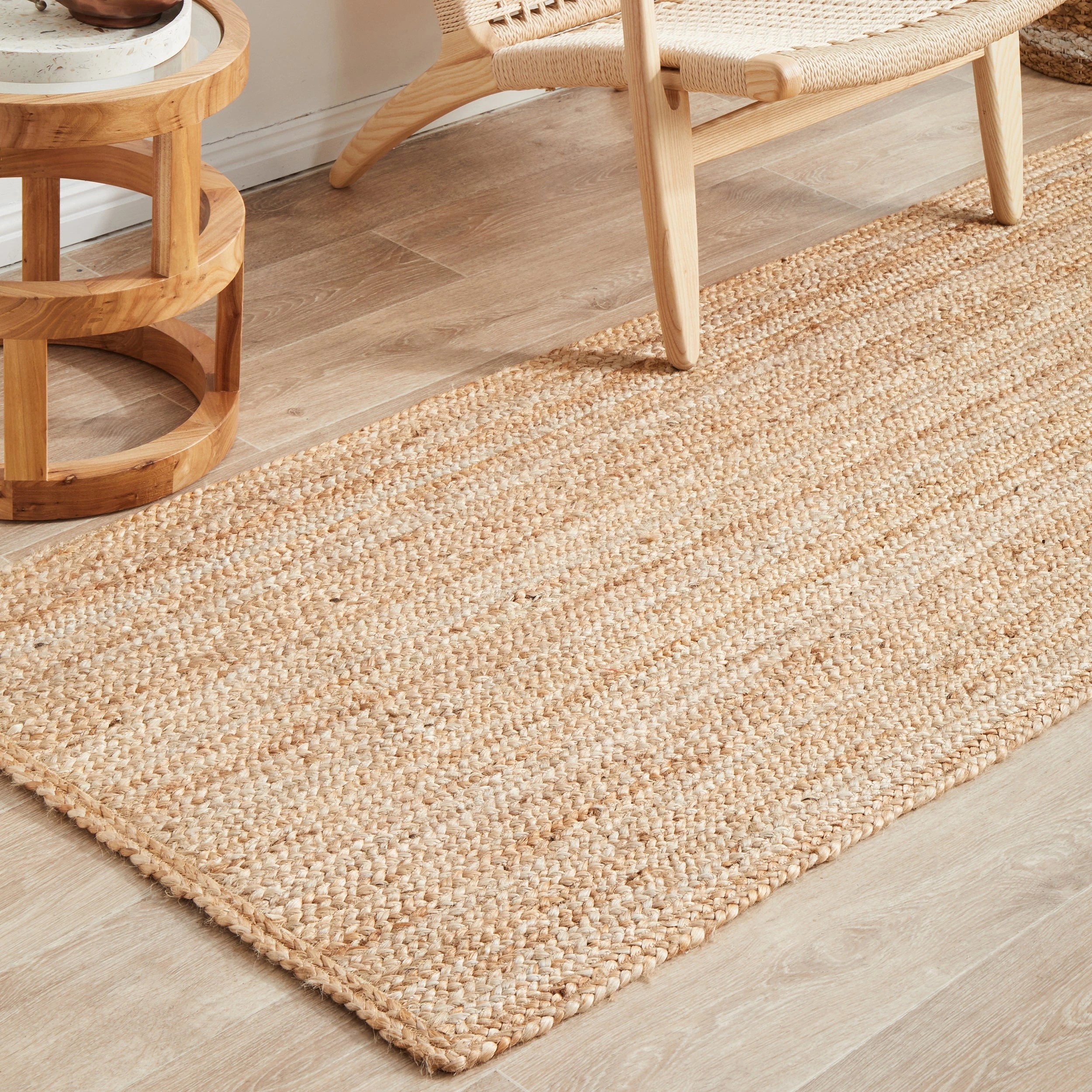 3 Common Ground Rugs Shoreline 300x80cm - Medium Jute Rug - Natural, 3 of 10
