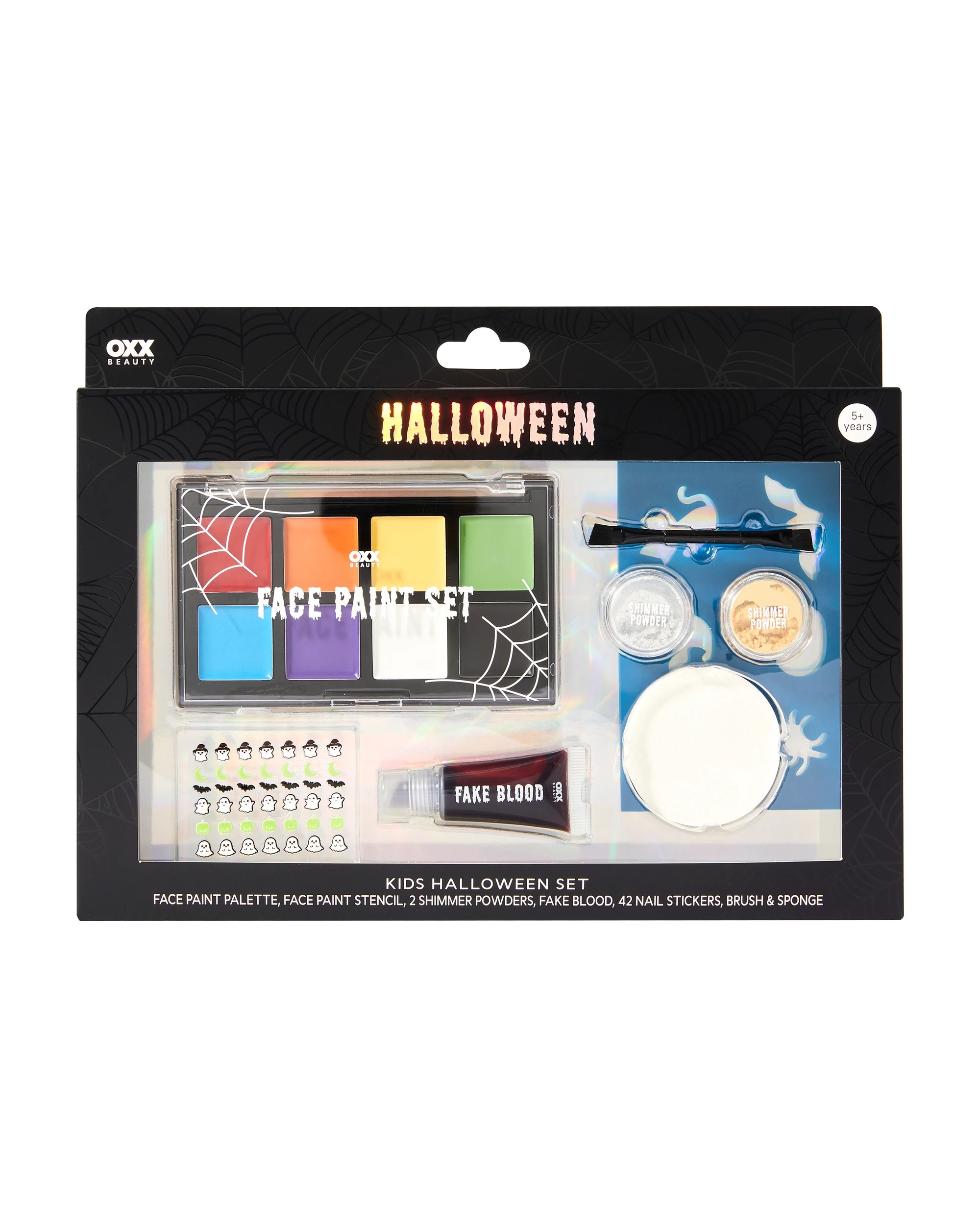 1 OXX Beauty 48 Piece Kids Halloween Set, 1 of 7