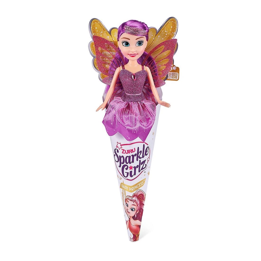 6 Sparkle Girlz Fairy Cone Doll by ZURU - Assorted* - Pink, 6 of 10