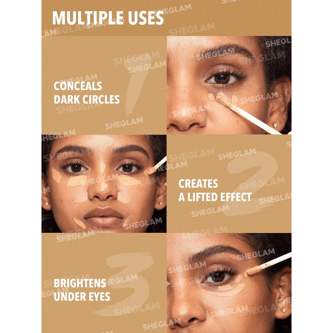 6 SHEGLAM Like Magic 12HR Full Coverage Concealer - Fair, 6 of 8