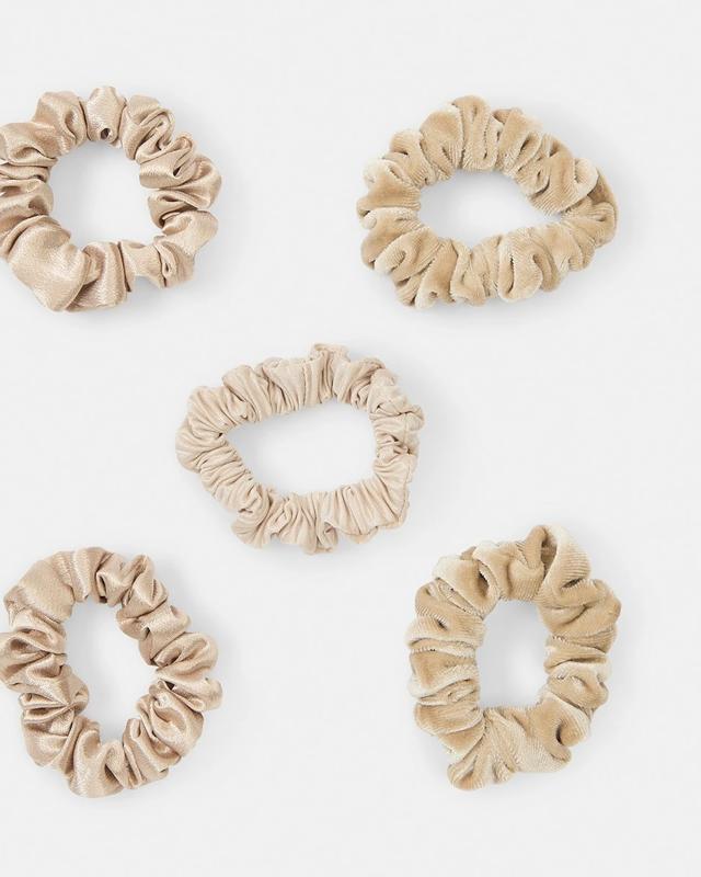 5 Pack Mini Textured Hair Scrunc
