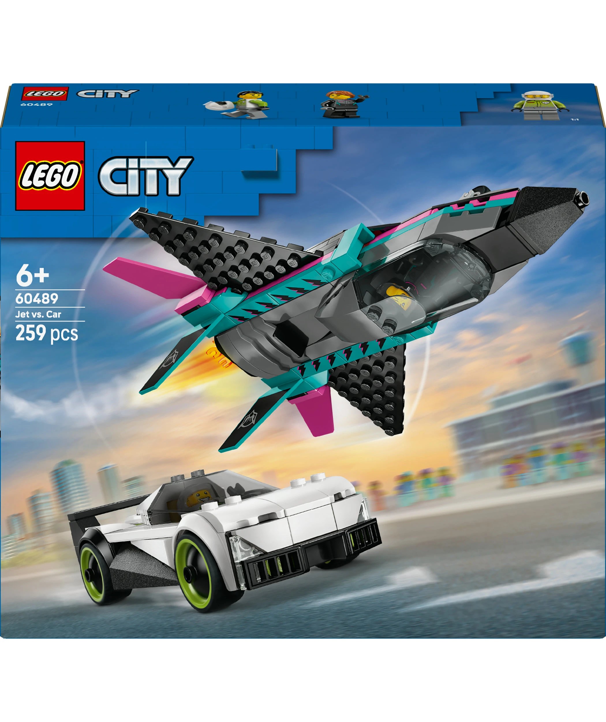 1 LEGO City Jet vs. Car 60489, 1 of 10