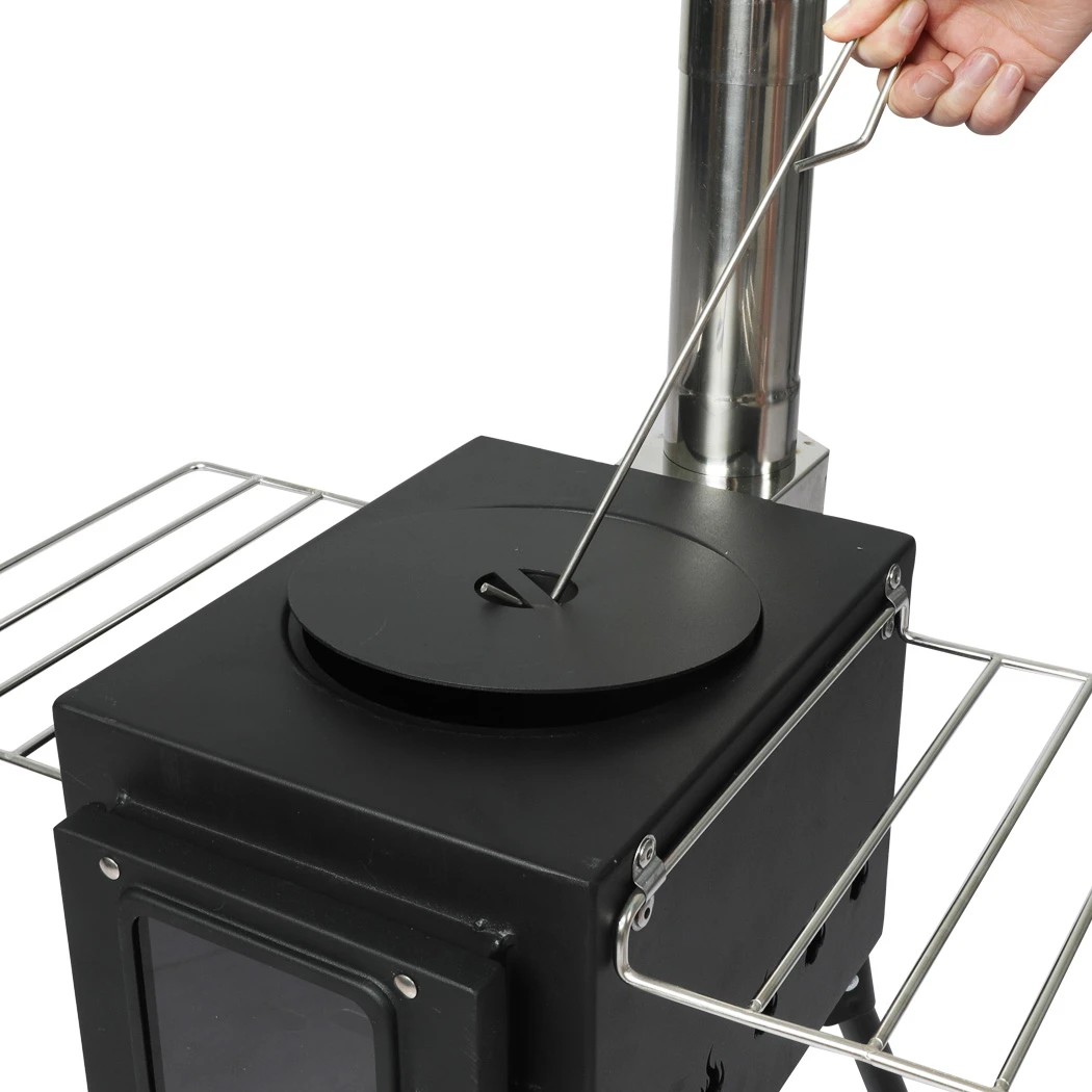 4 Moyasu Camp Oven Stove Long Chimney Portable Camping Outdoor Cooking Picnic, 4 of 7