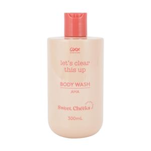 OXX Bodycare Sweet Cheeks Let's Clear This Up Body Wash 300ml - AHA