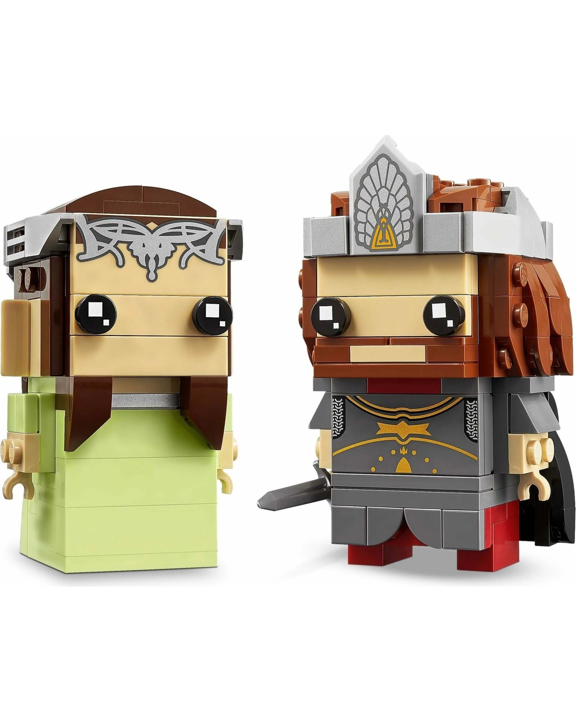2 LEGO 40632 Aragorn(TM) & Arwen(TM) Brickheadz   Lord of the Rings, 2 of 4