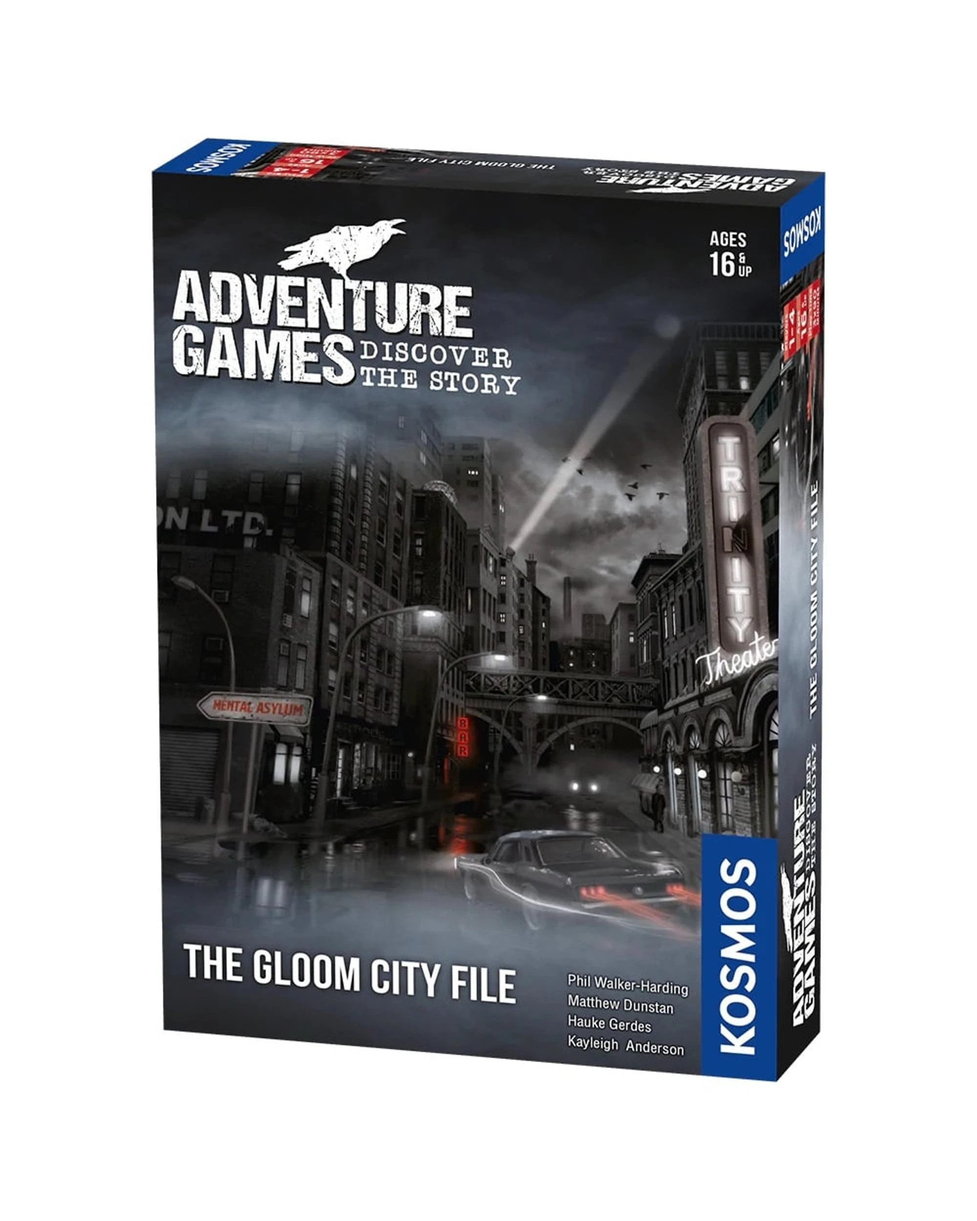 1 Adventure Games: The Gloom City File Board Game, 1 of 1
