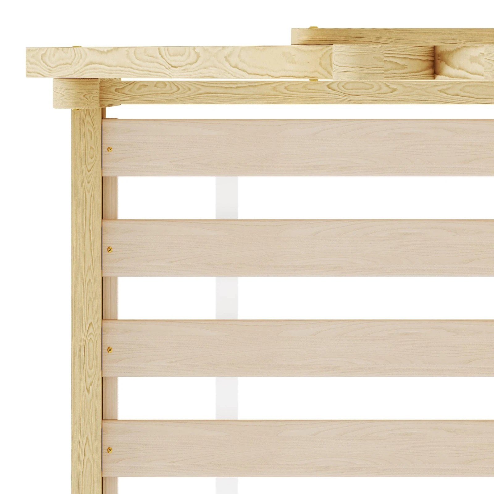 10 Alfordson Kids Bed Frame Wooden Timber Single House Frame Platform Base Estelle - Natural, 10 of 10