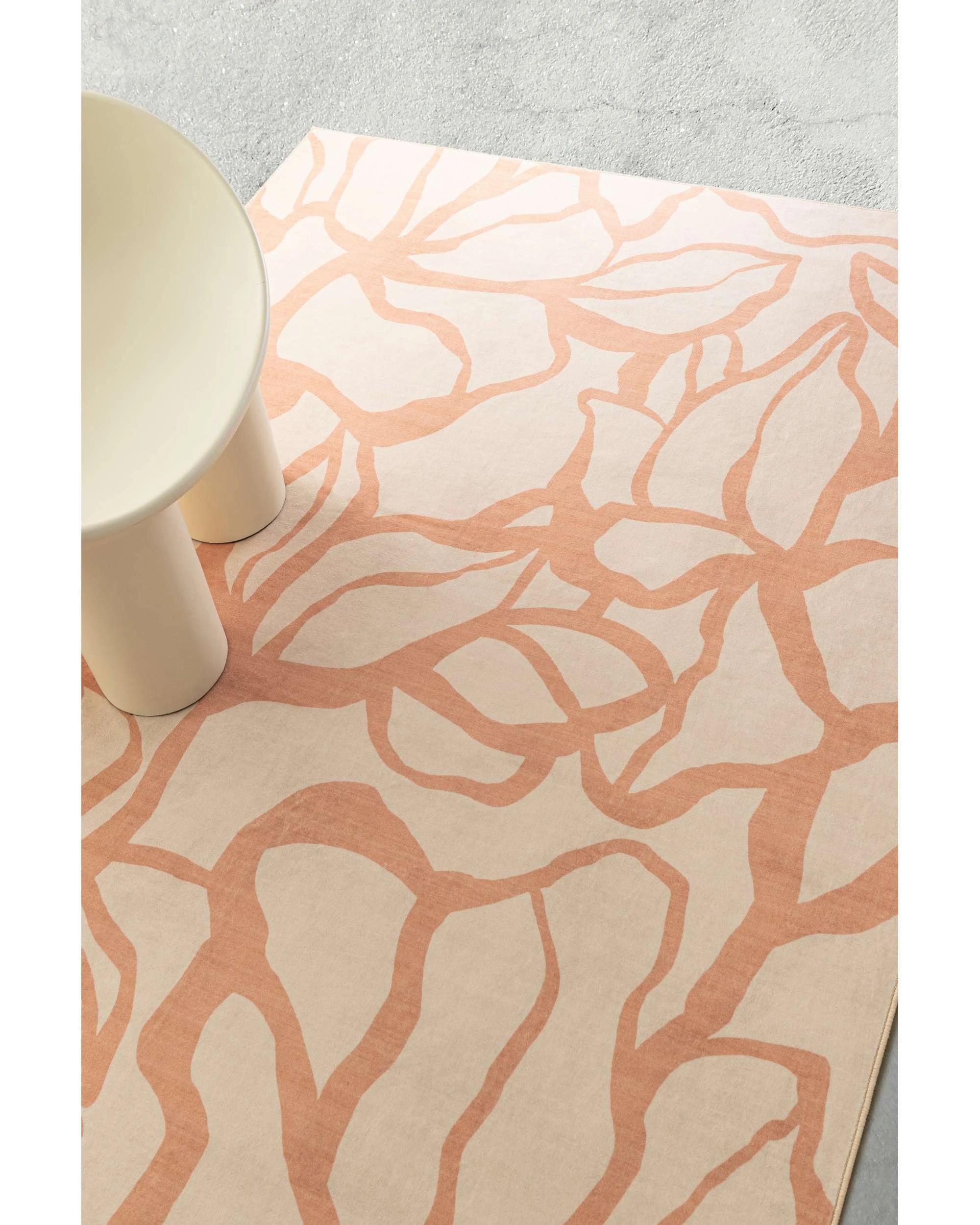 3 Loopsie Anerley Printed Washable Rug-370cm x 270cm - Orange, 3 of 8