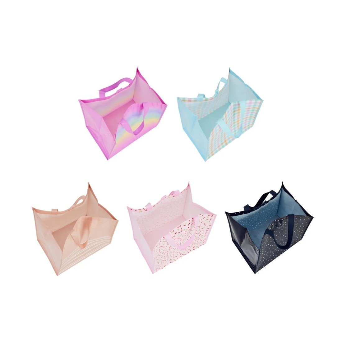 3 Laminated Reusable Bag - Assorted, 3 of 4