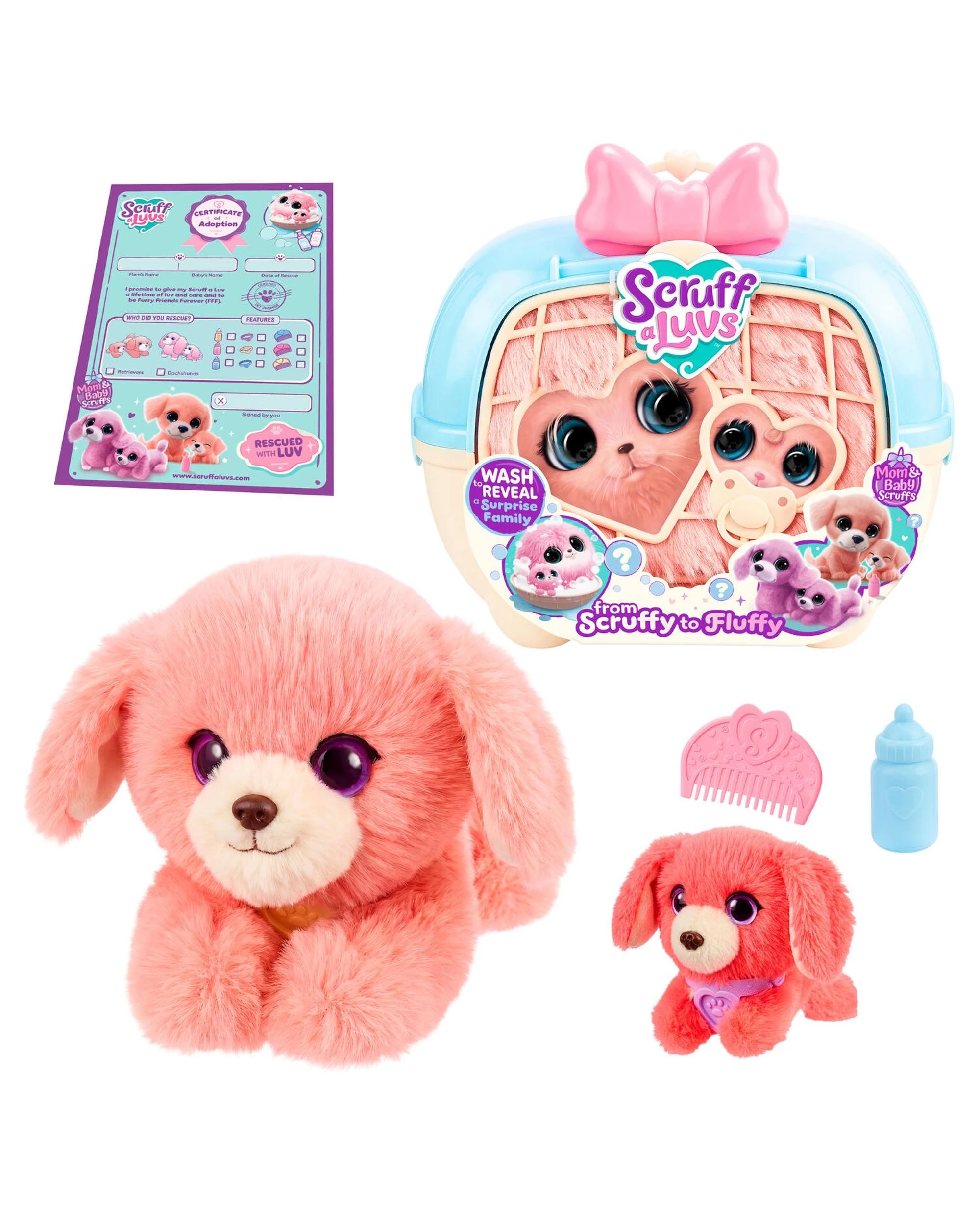 4 ScruffaLuvs Series 3 Mom and Baby Mystery Plush 2 Pack, 4 of 9