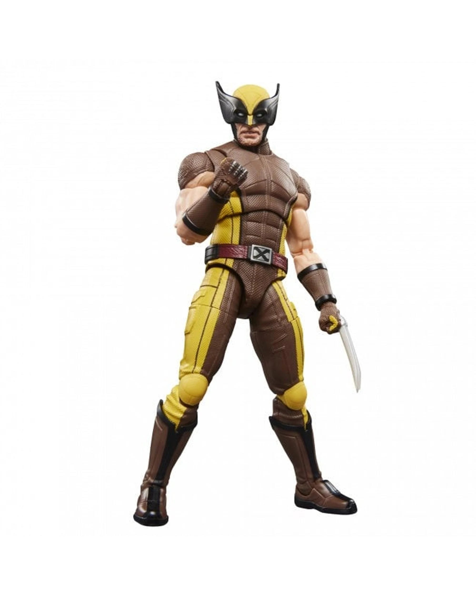 2 Marvel Legends Series Deadpool and Wolverine Wolverine Brown Suit Action Figure, 2 of 5