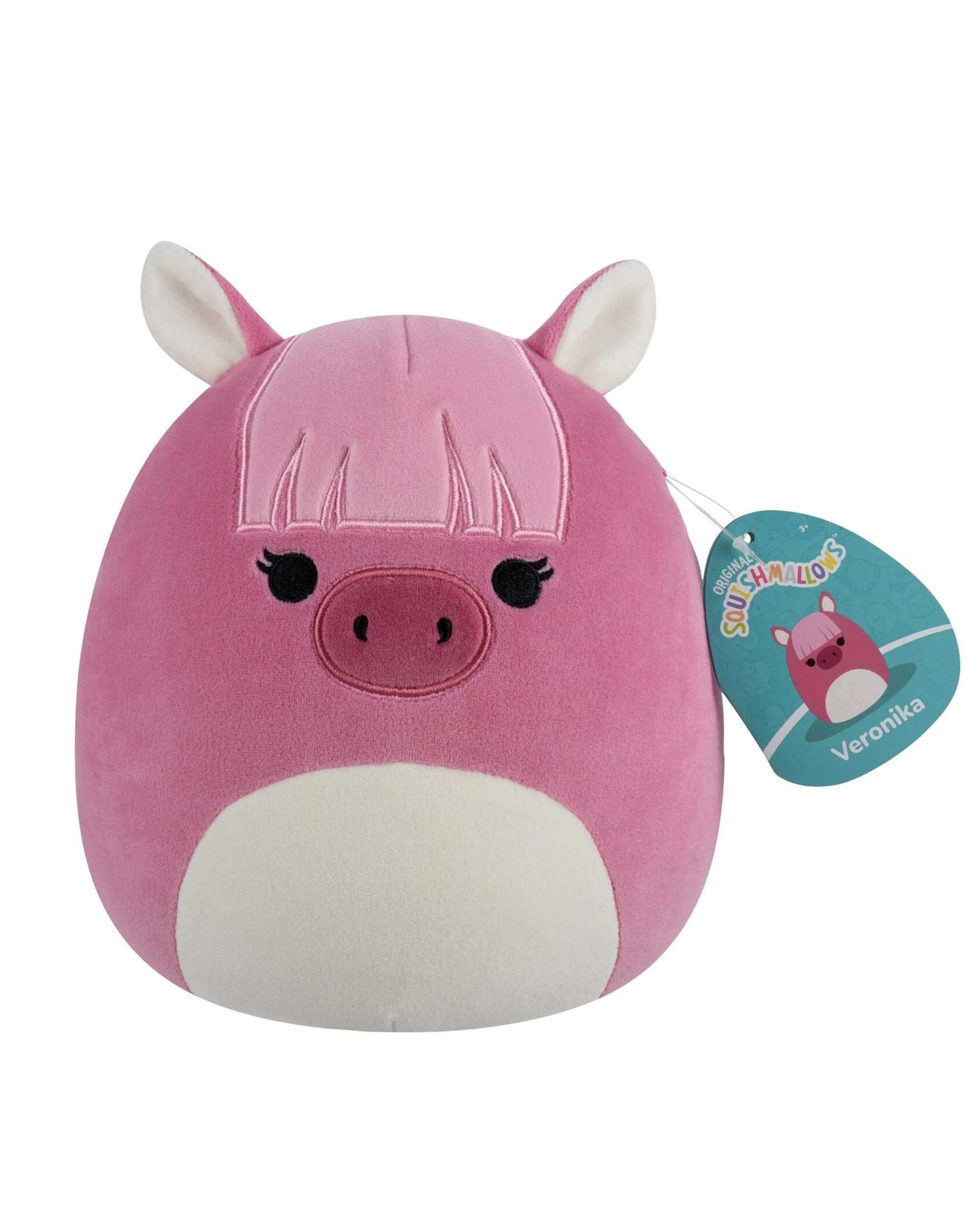 1 Squishmallows Veronika the Shetland Pony Horse 7.5 inch Plush - Pink, 1 of 5