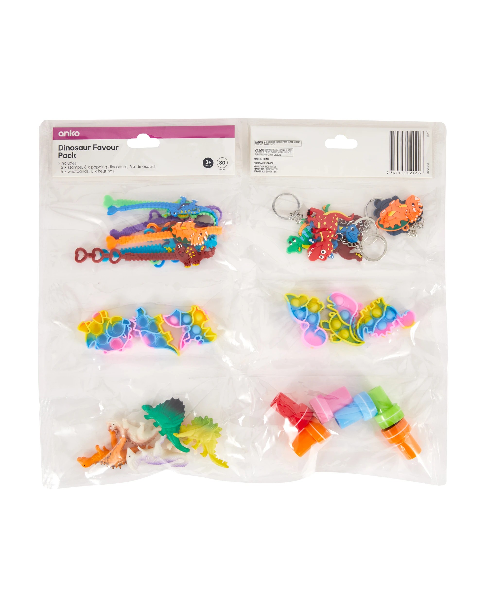 8 30 Piece Dinosaur Favour Pack, 8 of 8