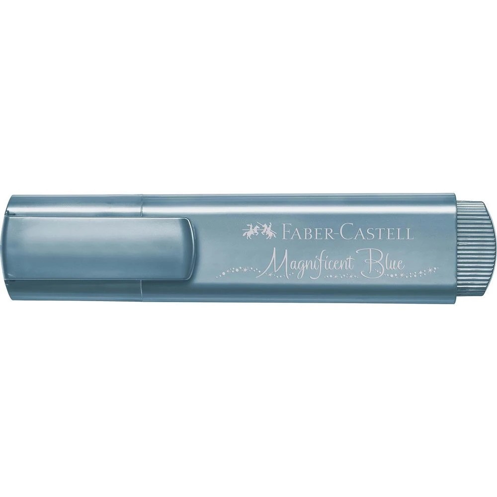 2 Faber-Castell Textliner Highlighter Metallic Magnificent Blue, 2 of 10