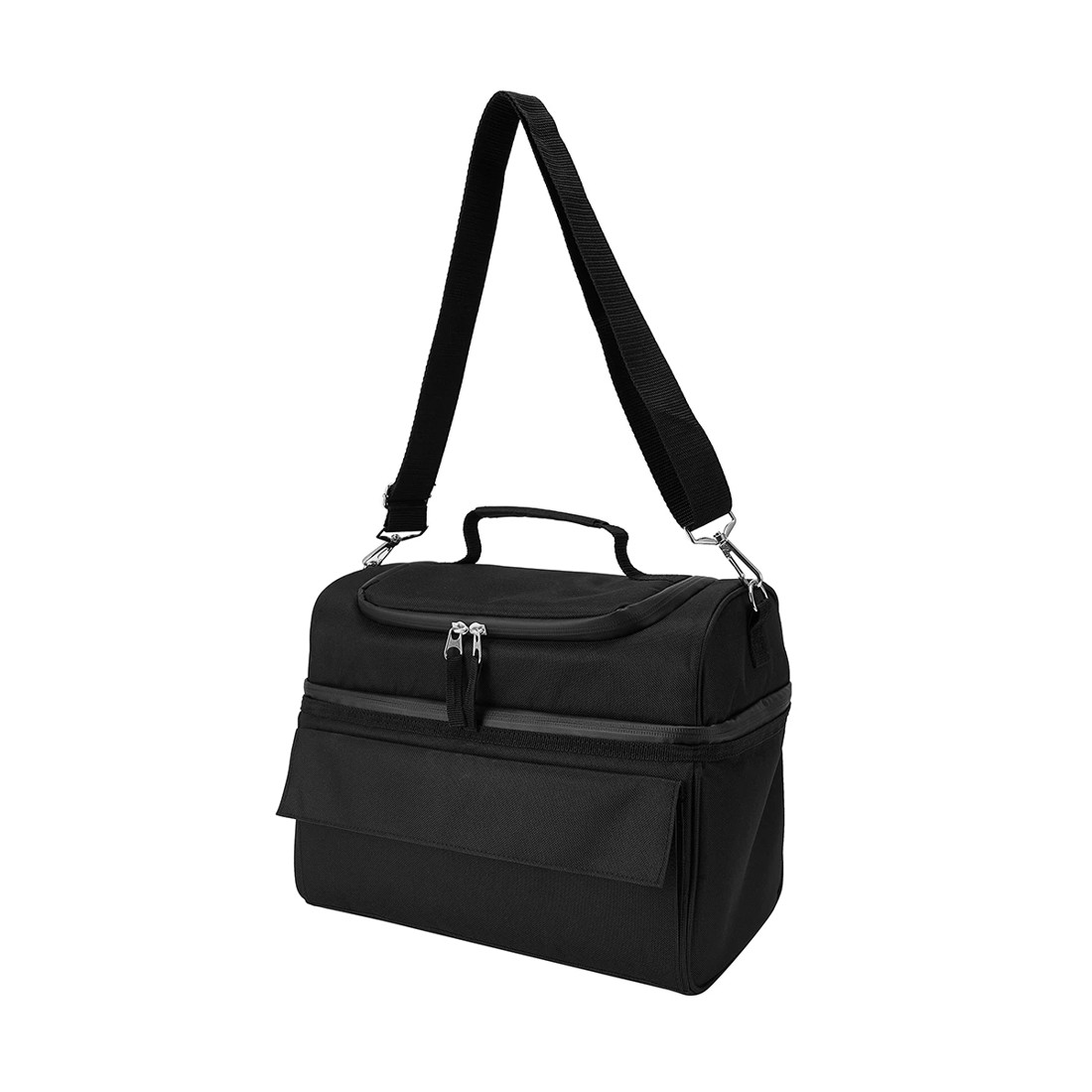 3 Black Insulated Large Lunch Bag, 3 of 10